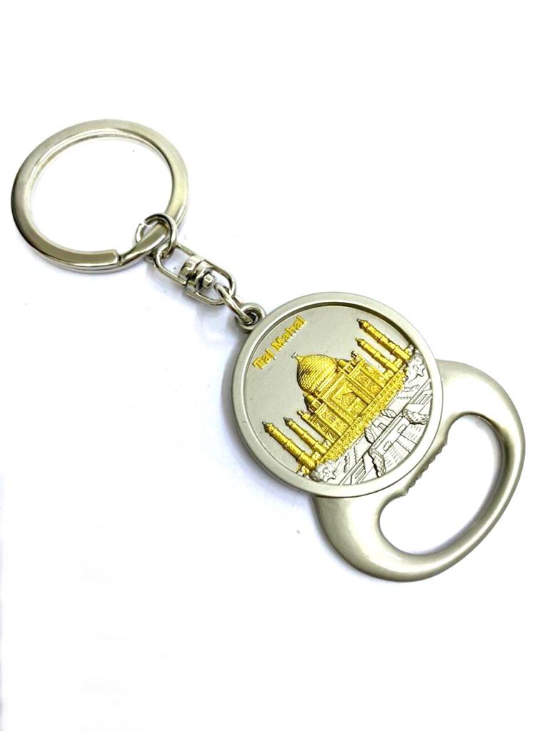 Bottle Opener Keychains Metal Exclusive Gray & Gold Shade From Tamrapatra