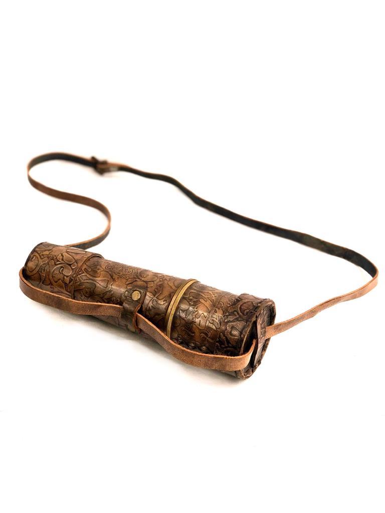 Telescope With Carry Style Pouch Stitched For Ease Nautical Collection Tamrapatra