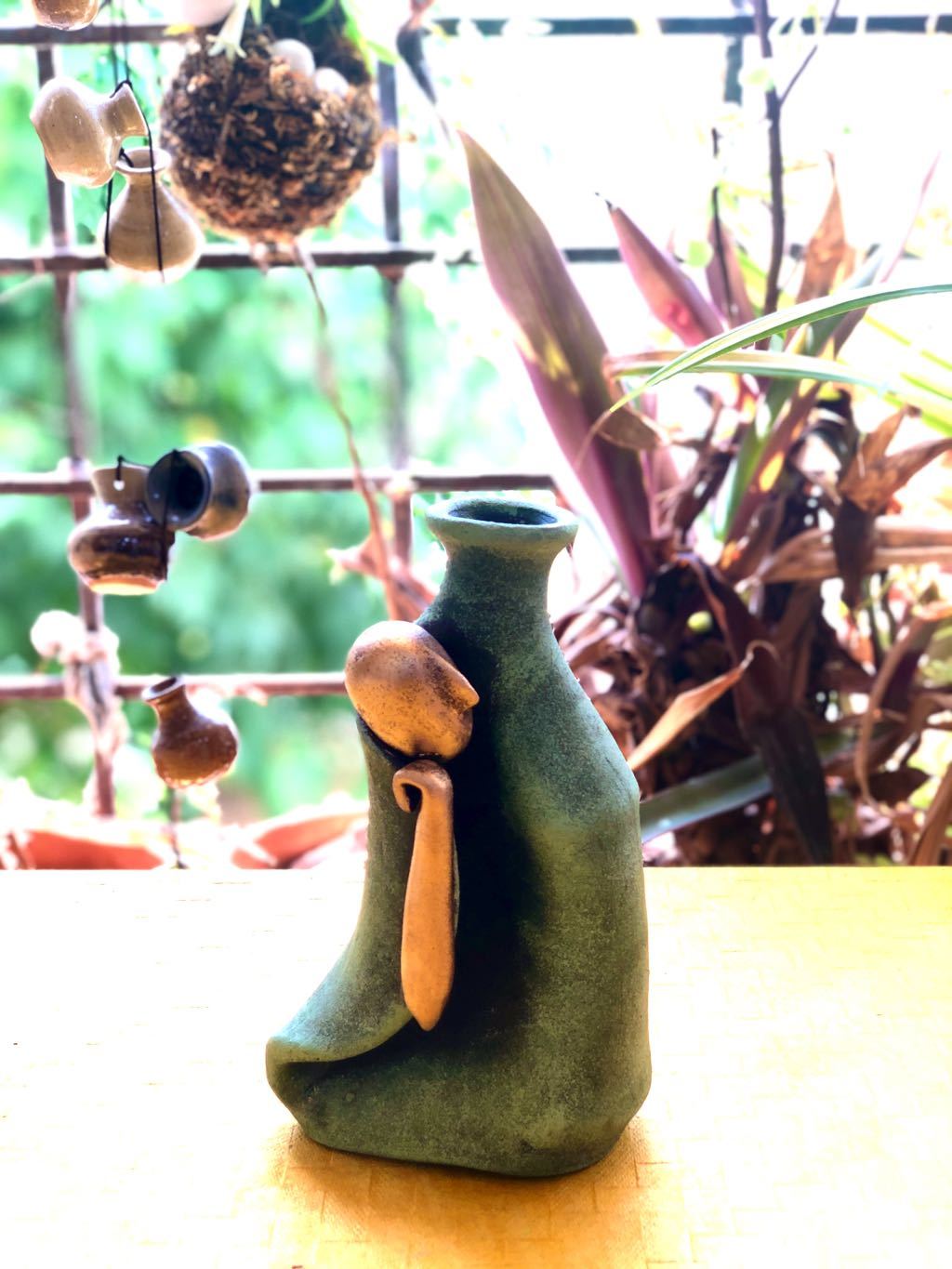 Sculpture Man Pots Outstanding Clay Pottery Tamrapatra - Tamrapatra