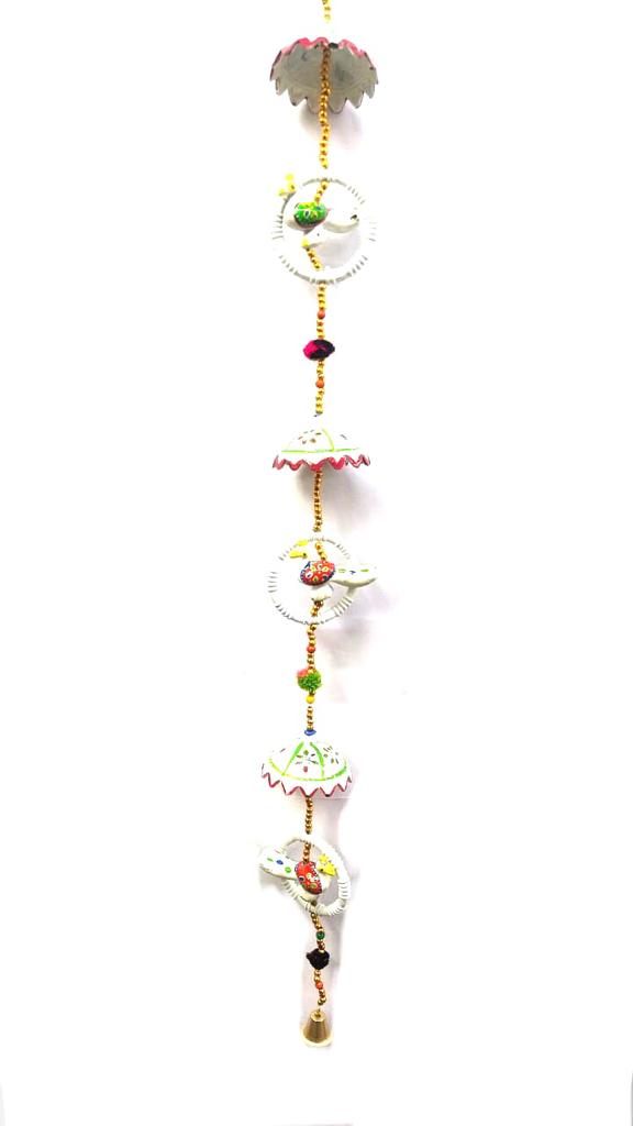 Classy White Danglers Suits Every Home Traditional Handcrafted Gifts Tamrapatra