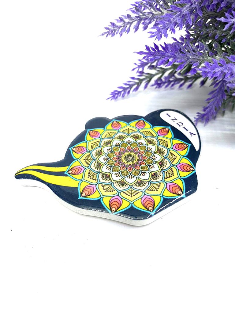 Kettle Design Fridge Magnets Ceramic Handicrafts Souvenir Gifts By Tamrapatra