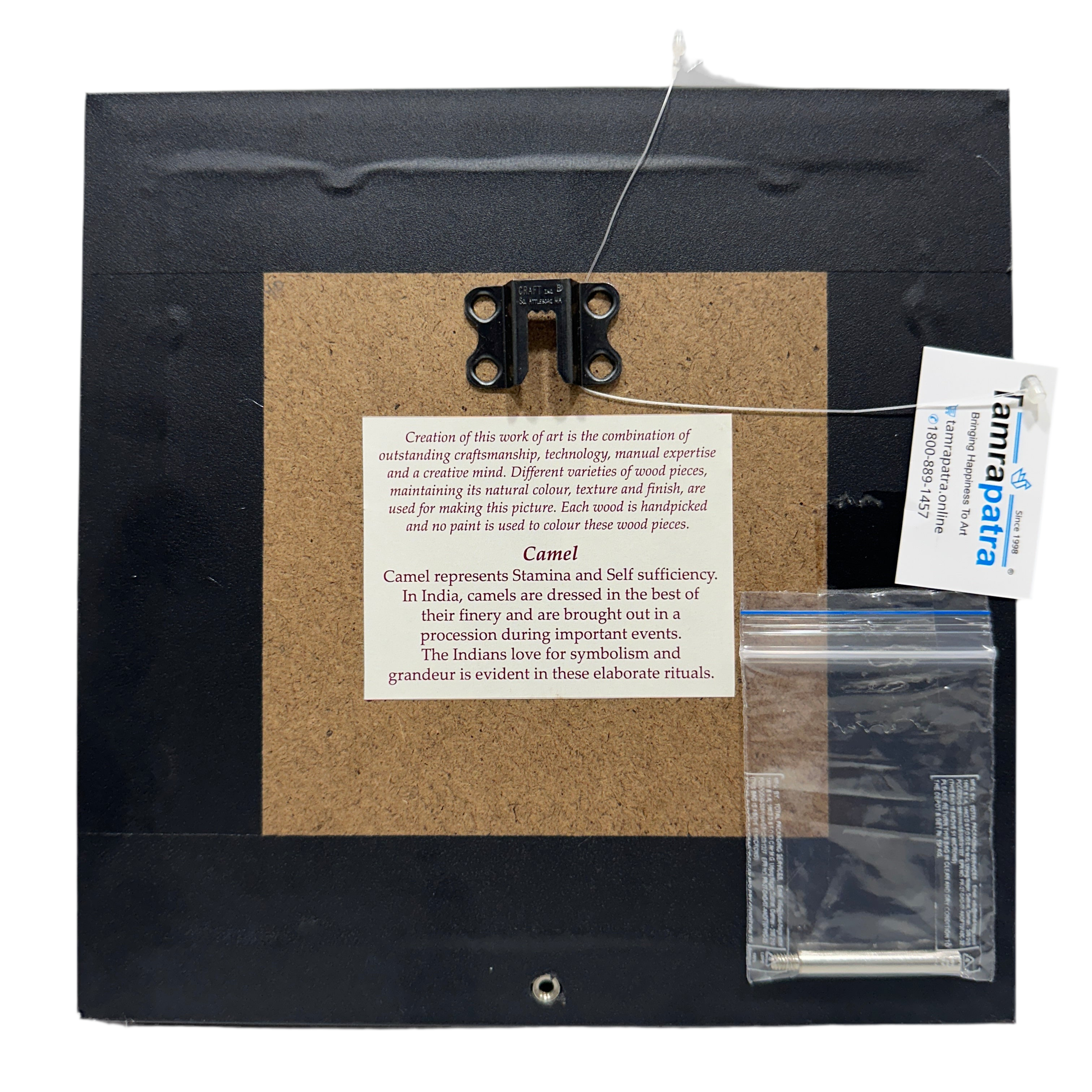 Camel Wooden Animal Depiction Frame Exclusive Artware Available At Tamrapatra
