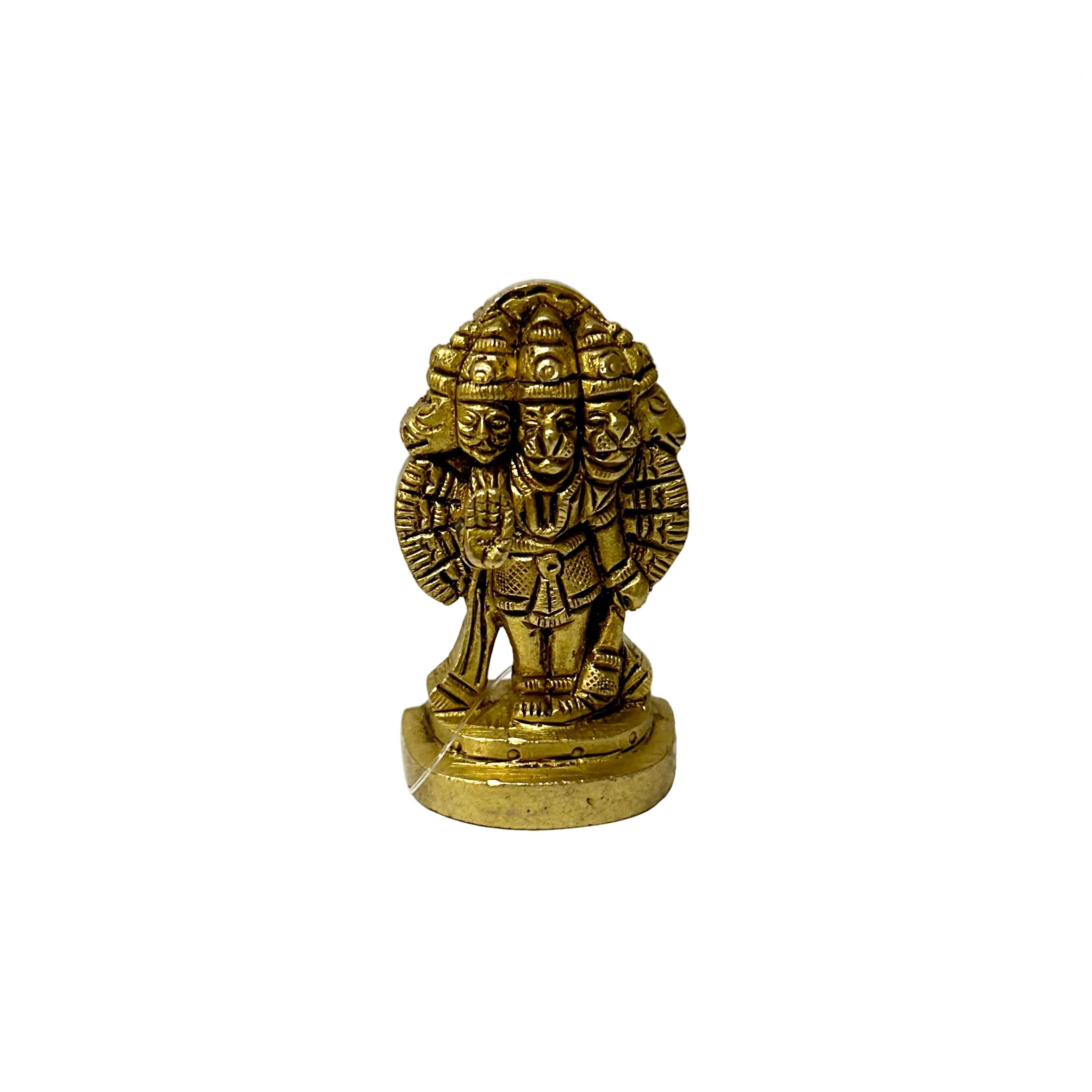 Bronze statue on a white background with a visible brand label.