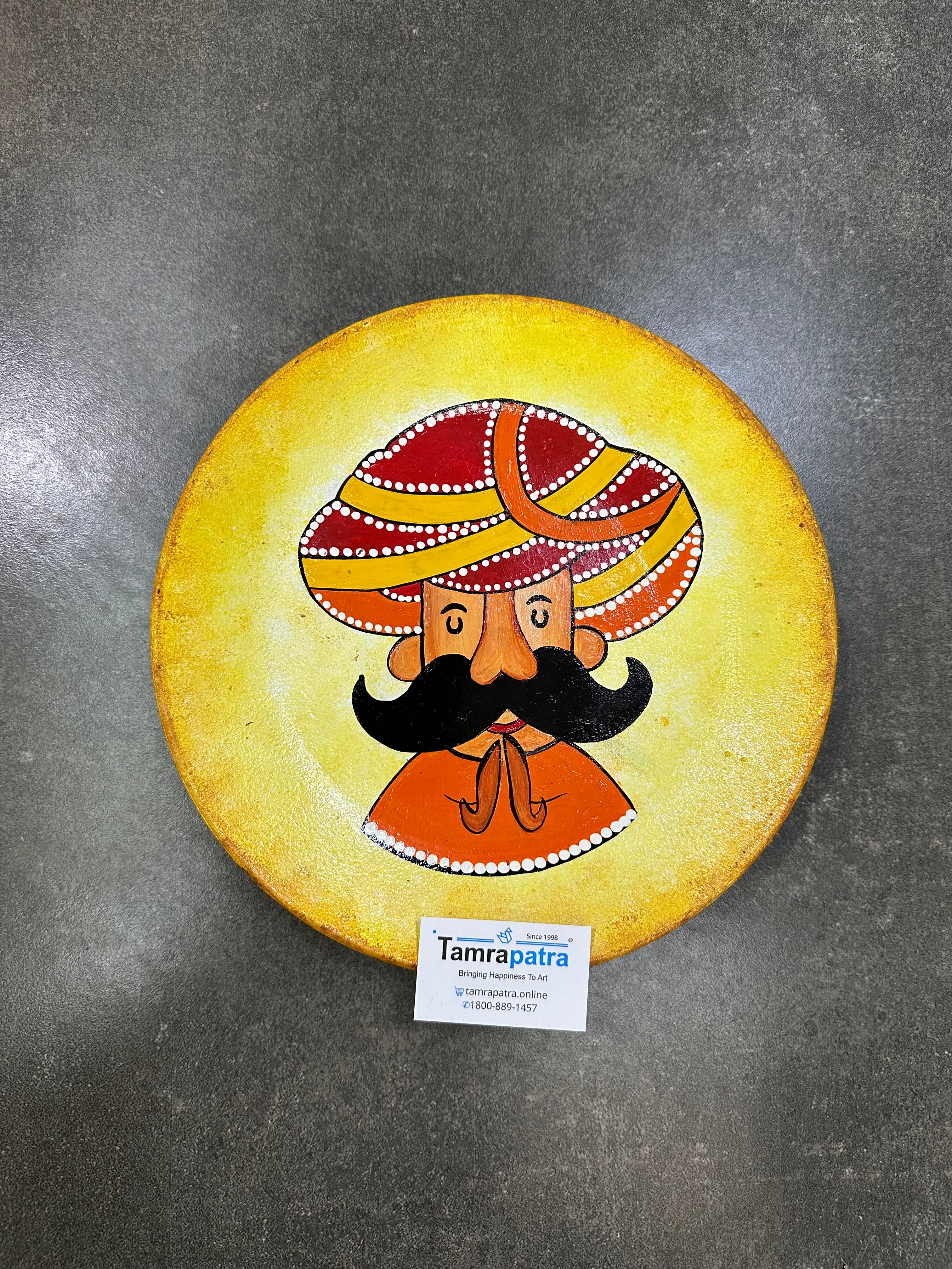 The One In Many Designer Plates To Decorate Your Walls Terracotta From Tamrapatra