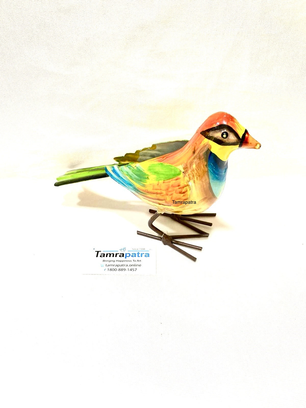 Contrasting Multicolor Metal Birds Various Styles Handicrafts Exporter Tamrapatra