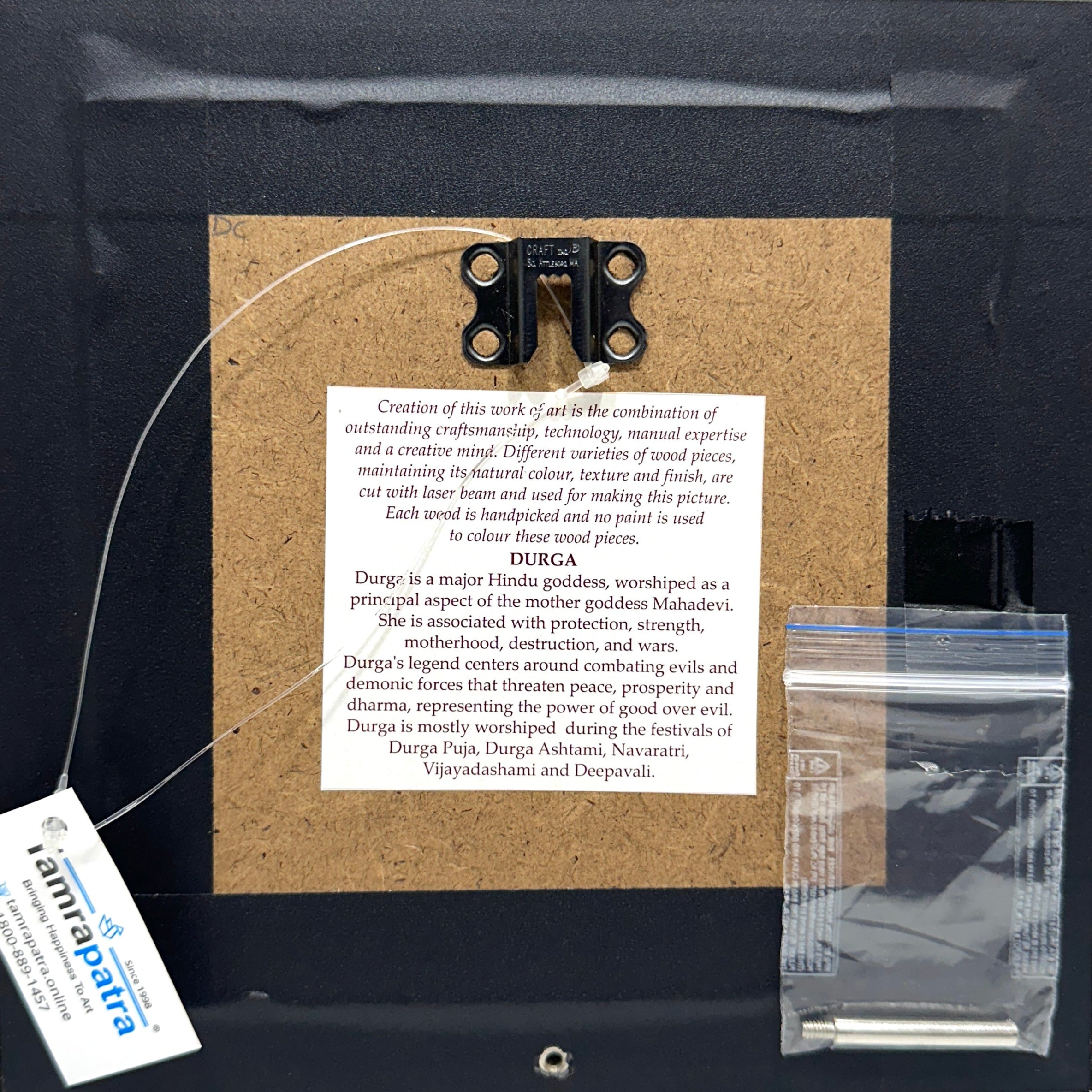 Product packaging with text, a small device, and a clear bag on a white background