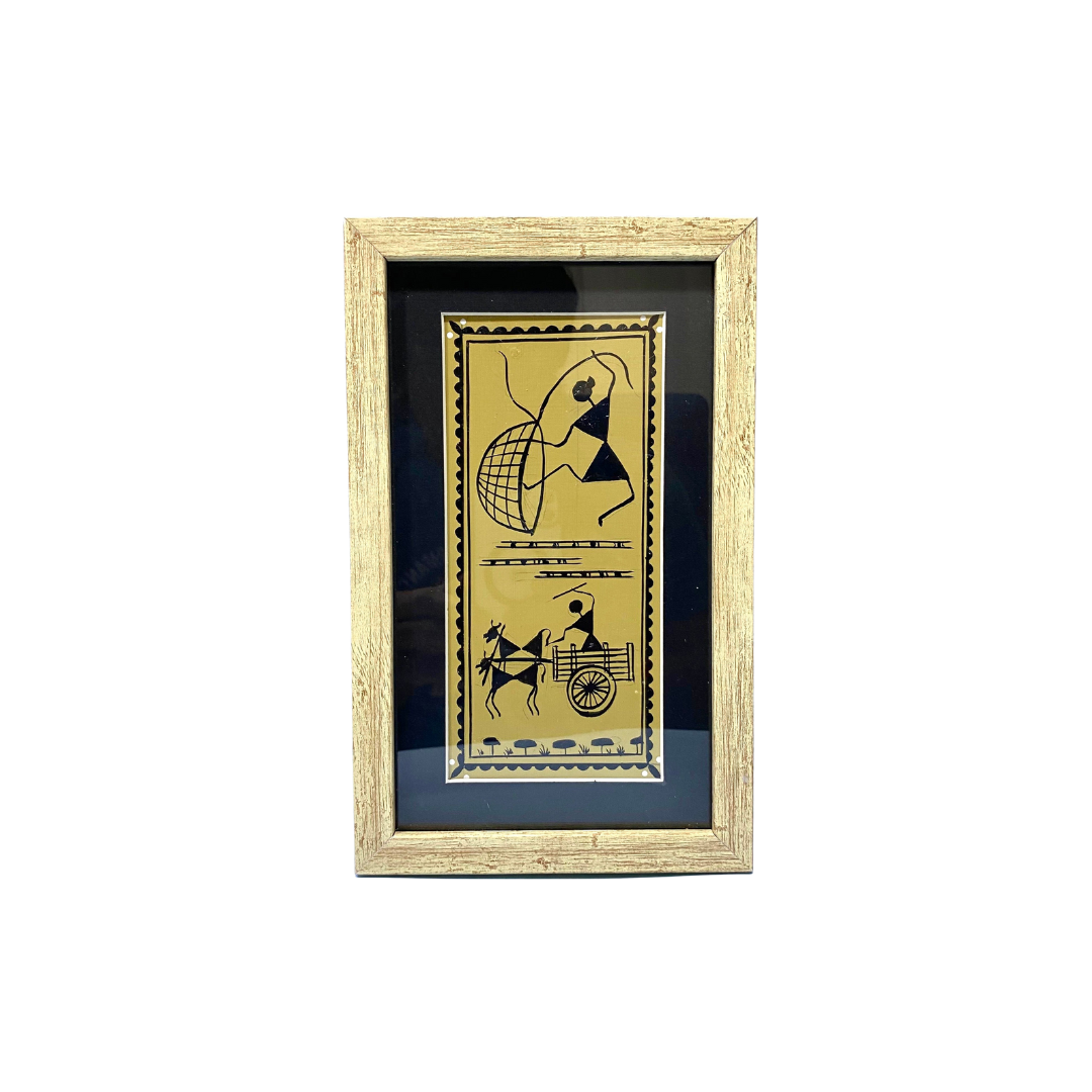 Hand Painted Warli Painting In Set Various Designs & Shades Exclusive By Tamrapatra