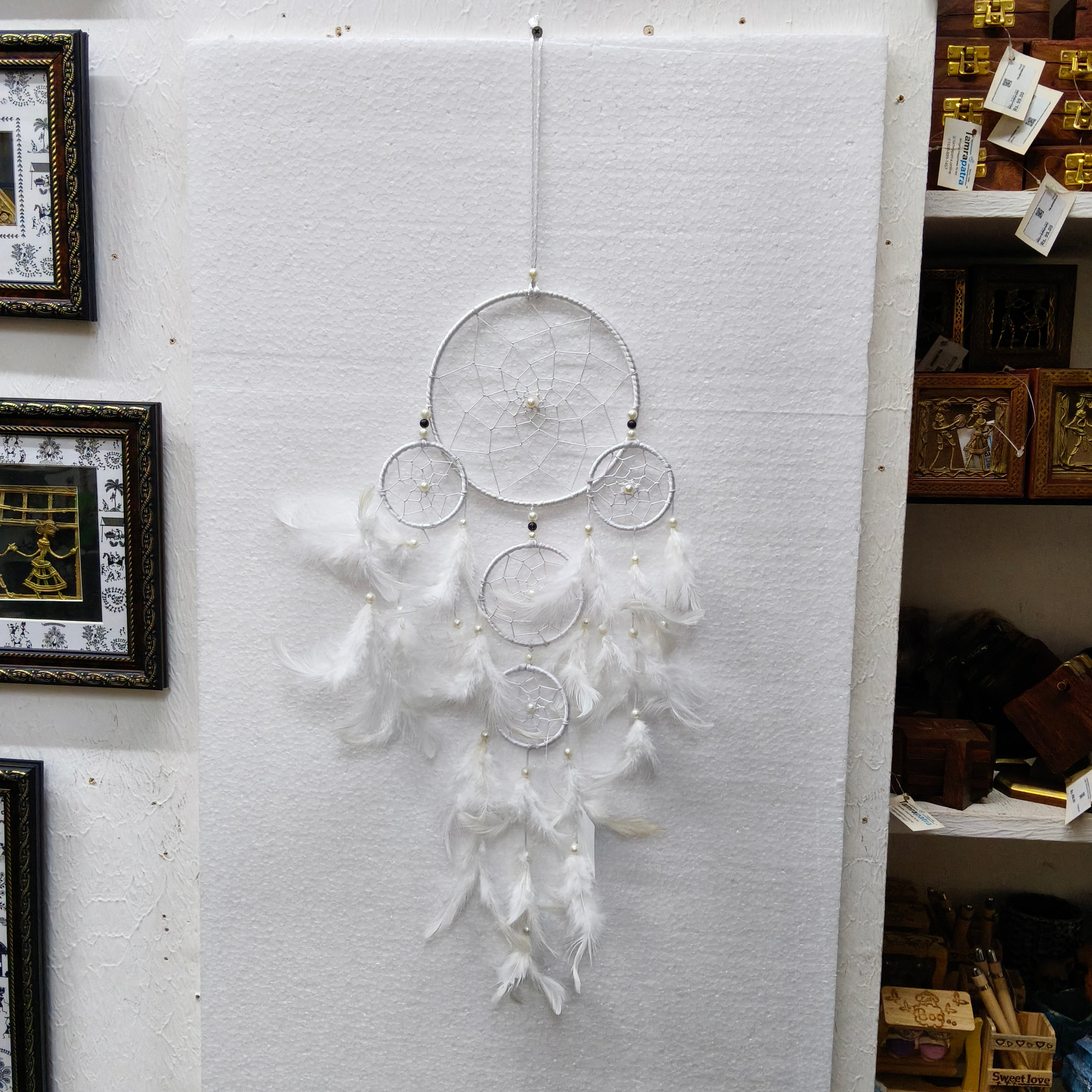 Dream Catcher In Various Shades Aesthetic Protective Charms From Tamrapatra