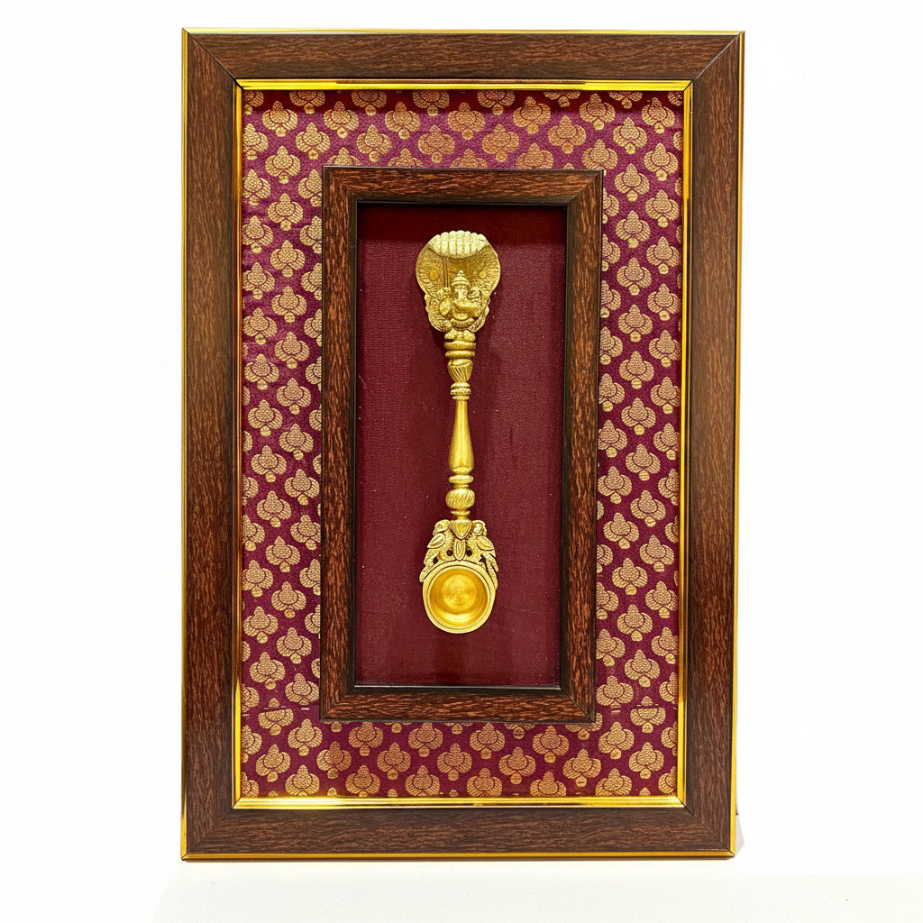 Brass Ganesha & Shesha Vintage Frames Collection Exclusive Designs By Tamrapatra