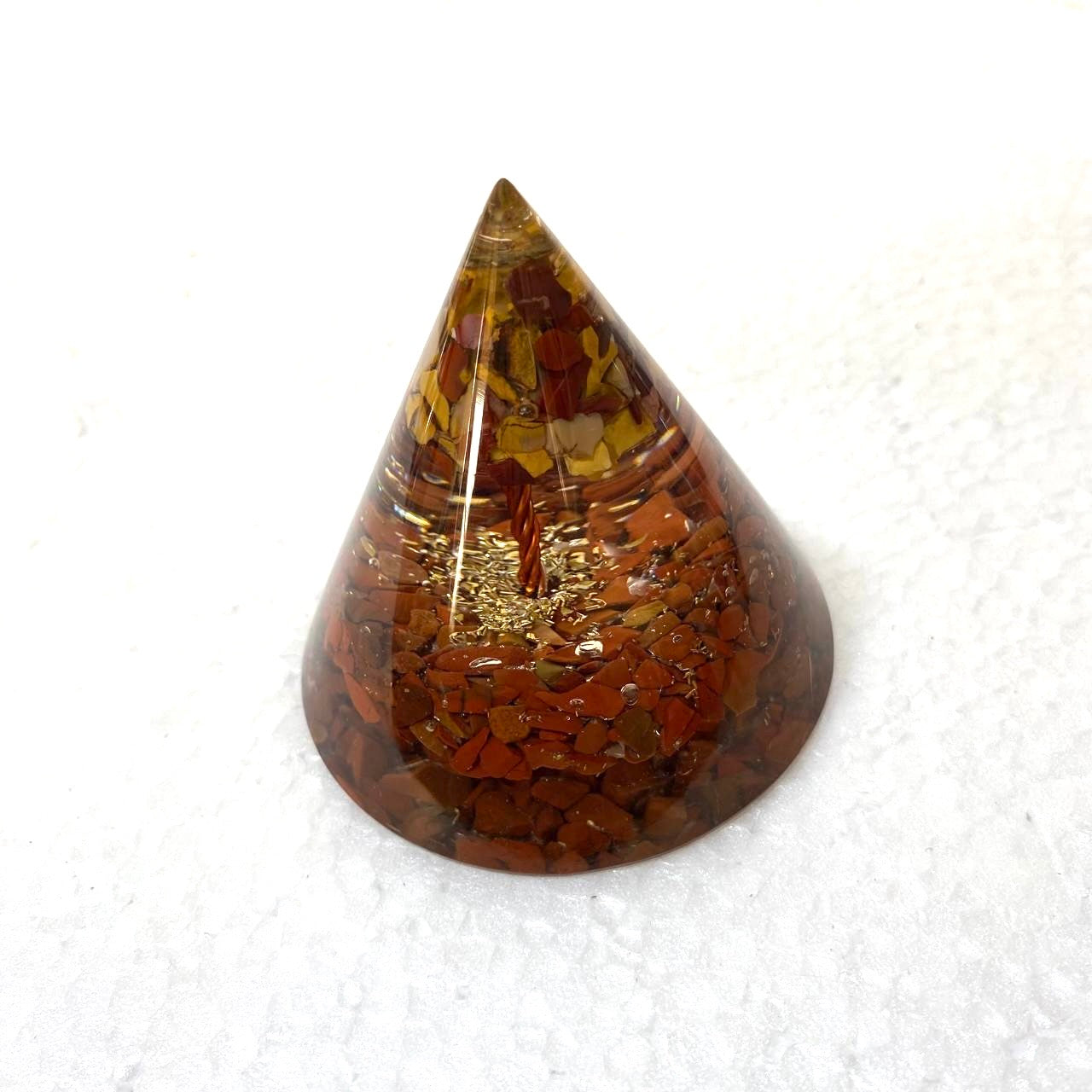 Conical Pyramid In Various Shades & Design Vastu Handmade By Tamrapatra