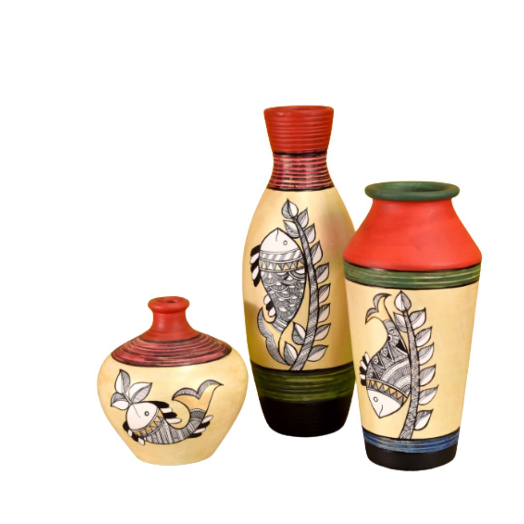 Big Terracotta Pots Summer Gold Series Various Designs Only At Tamraptra