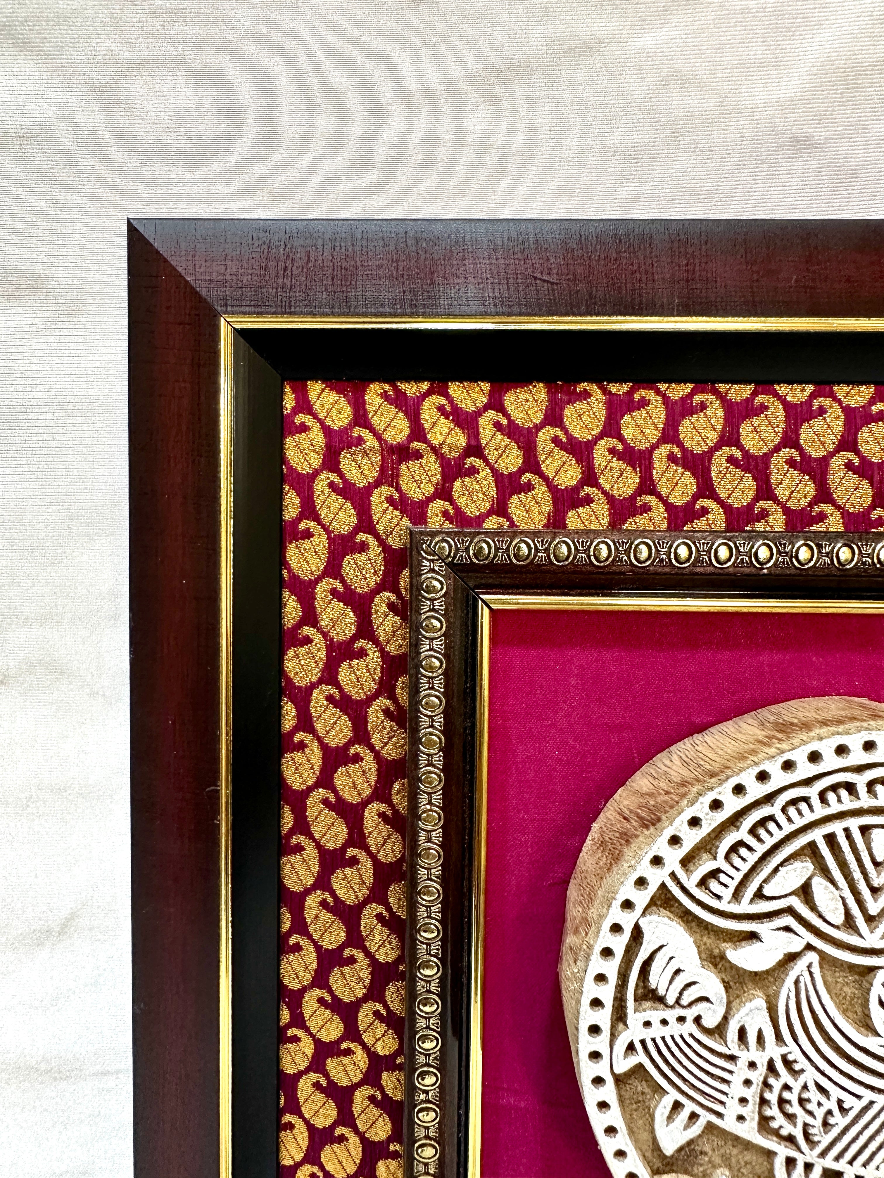 Wooden Block Frames In Intriguing Designs Wall Art Hangings From Tamrapatra