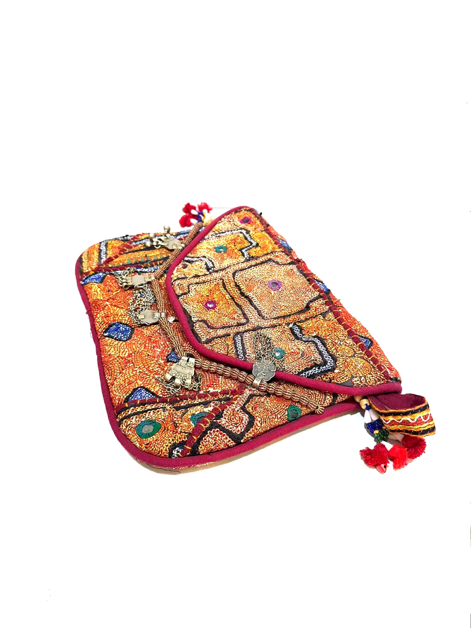 Purse Coin Work Traditional Embroidery Work Handcrafted From Tamrapatra