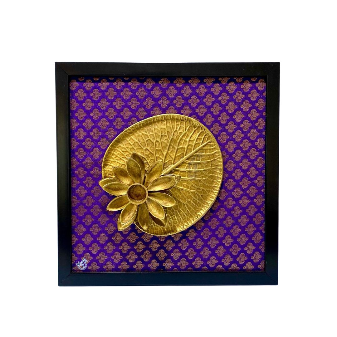 Brass Leaf Decor With Classy Frames Handcrafted Collection From Tamrapatra