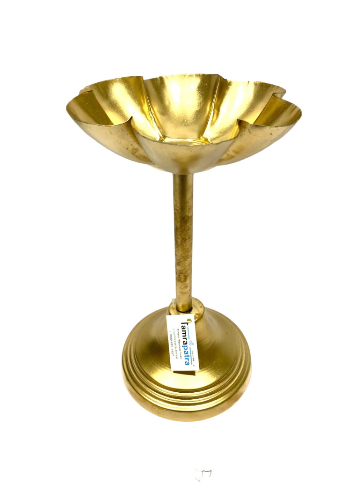 Gold Brilliant Tea Light Stand In Set Of 3 Various Models Exclusive By Tamrapatra