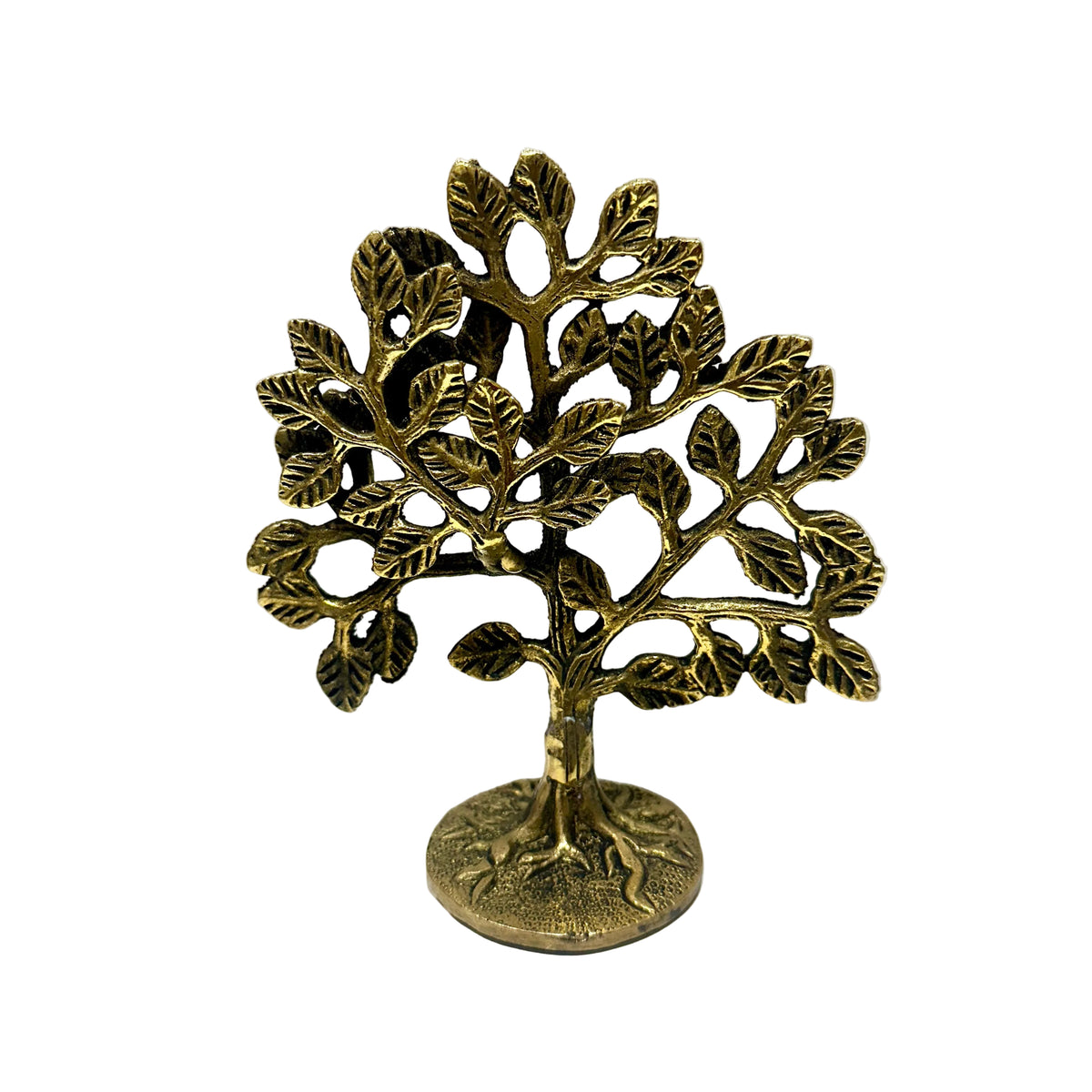 Brass Tree With Birds Handmade With Precision Decorate Space By Tamrapatra