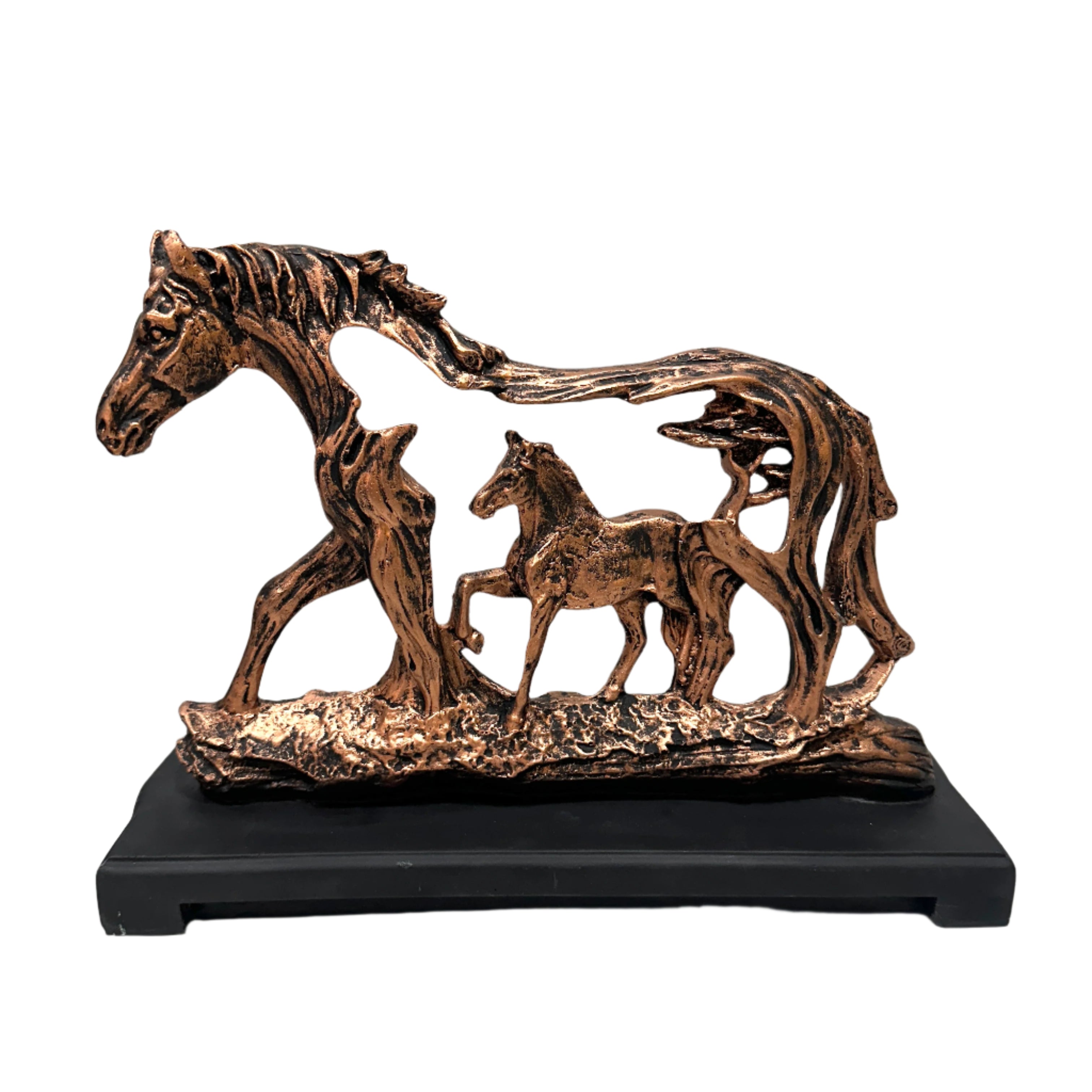 Unique Creation Of Baby Horse Inside Mother Horse Resin Artefacts By Tamrapatra