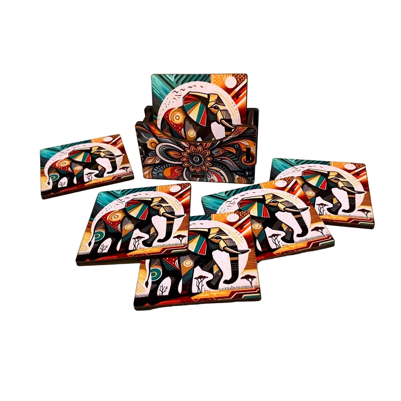 Tea Coasters In Various Indian Theme Kitchen Accessories Exclusively At Tamrapatra