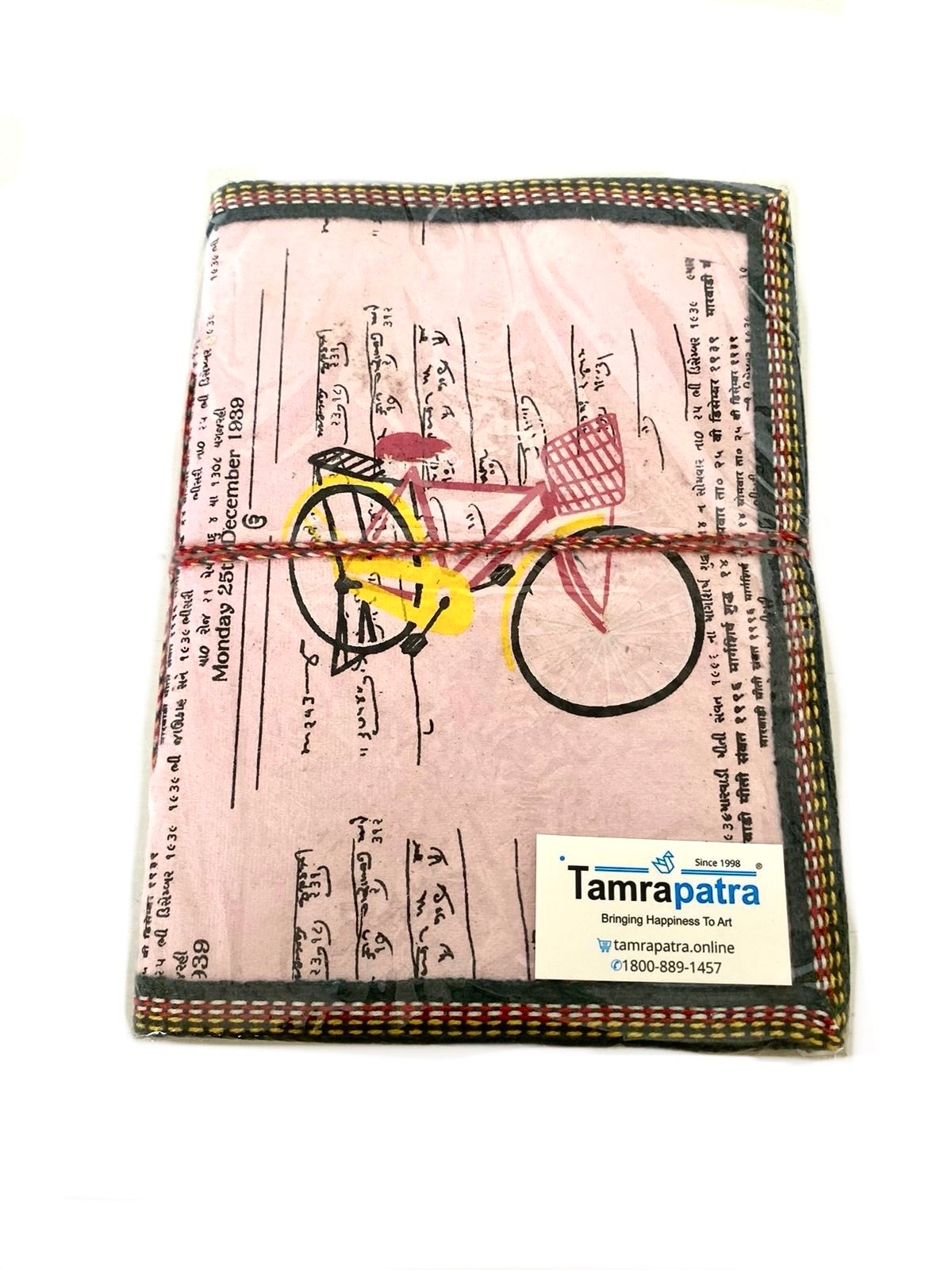 Souvenir Handmade Paper Recycled Stationery Diary Size L From Tamrapatra