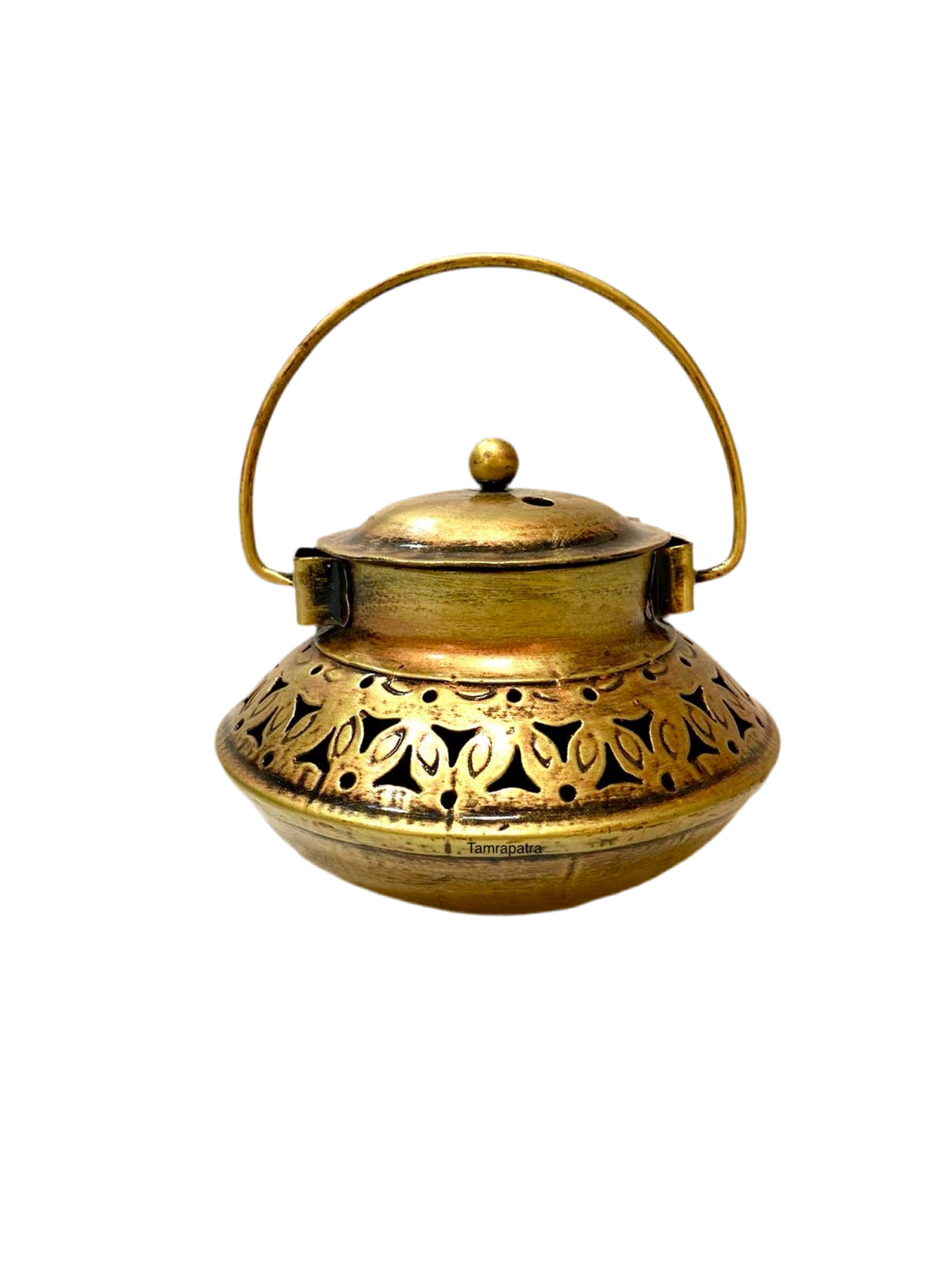 Handi Style Hanging Tea Light Holder Metal Lantern Vintage Art By Tamrapatra