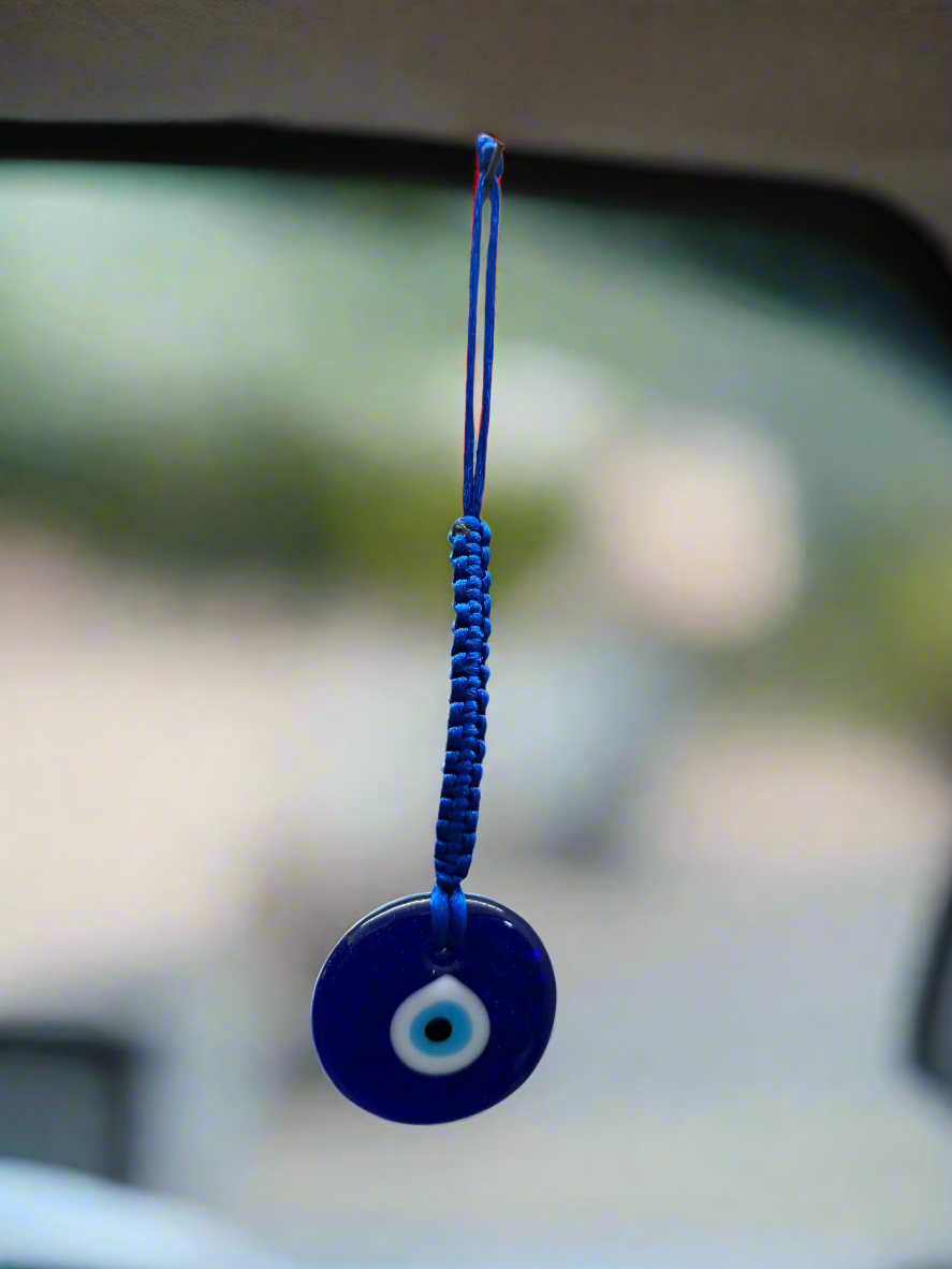 Evil Eye Car Hanging Feng Shui Good Luck & Protection Collectible By Tamrapatra