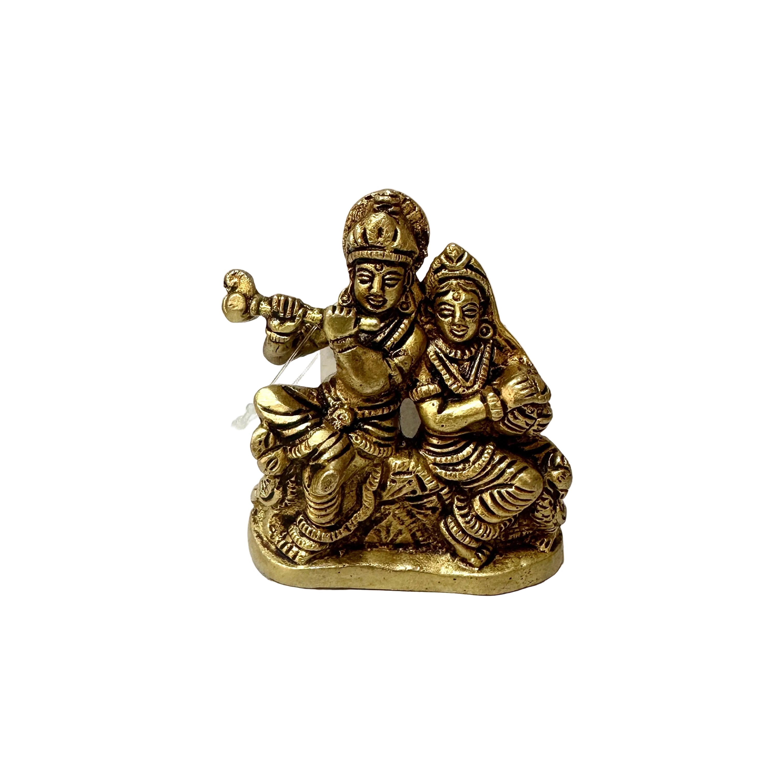 Radha Krishna Brass Showpiece Home Decor Export Quality Brass By Tamrapatra