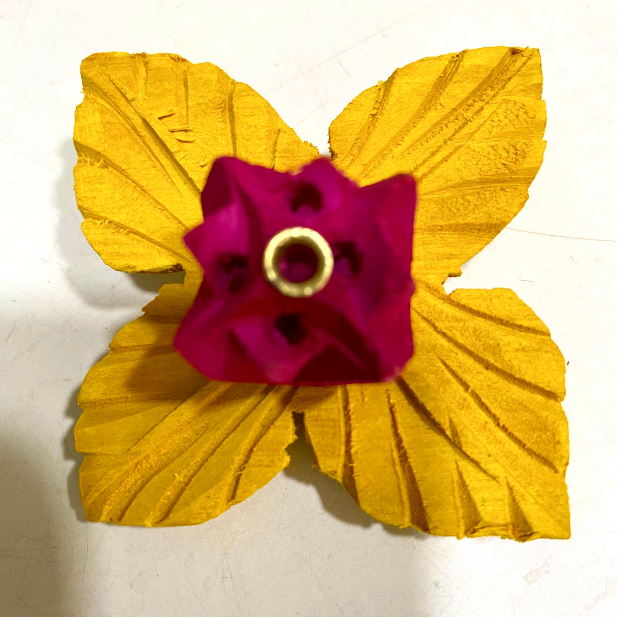 Incense Wooden Stick Holder In Floral Design Attractive Colors Gifting Tamrapatra