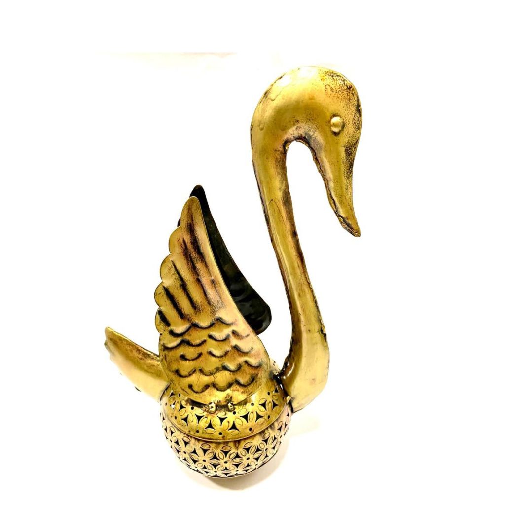 Swan Pair Lucky Vastu In Wide Range Of Metal Tealight Holder Gifts By Tamrapatra