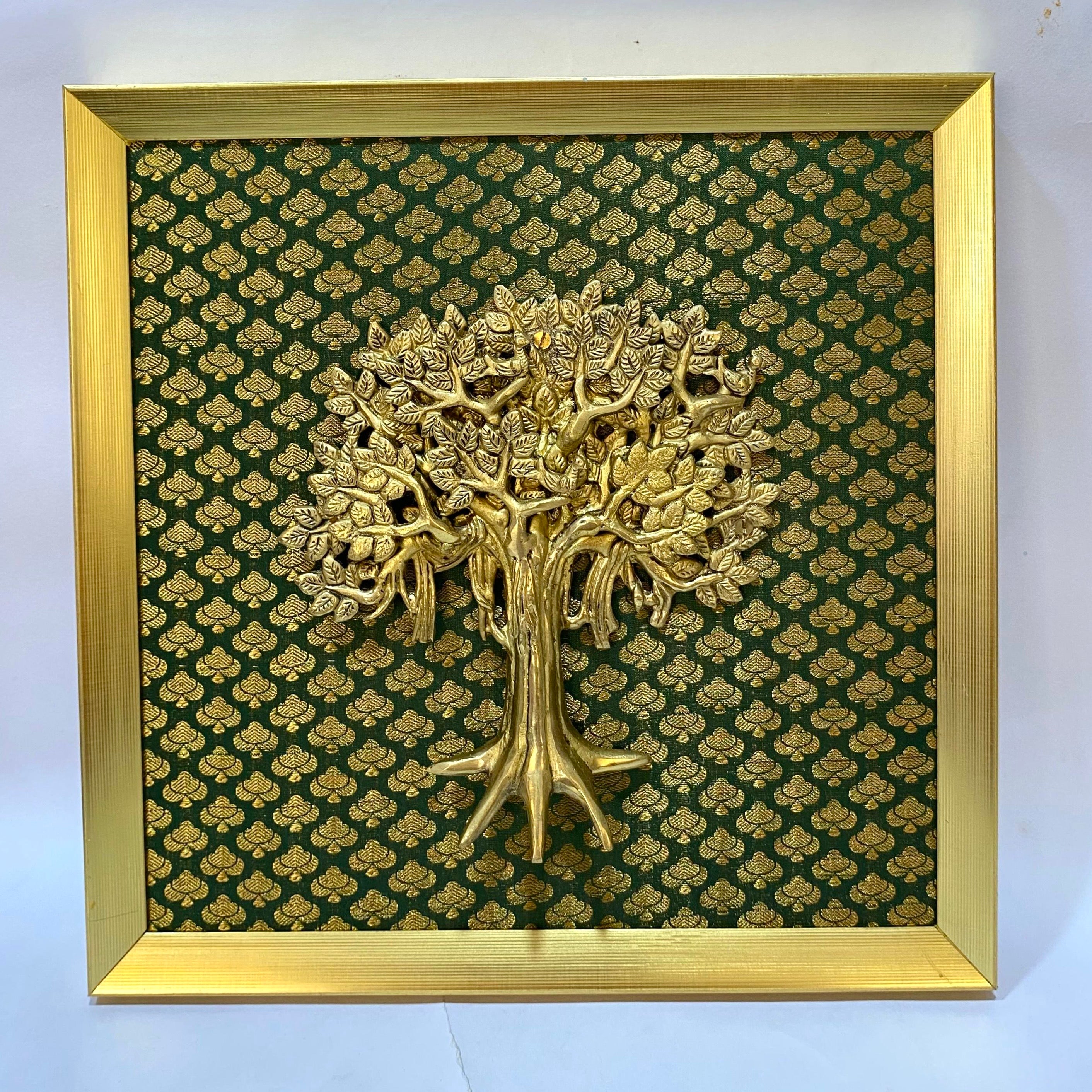 Brass Tree Frame Wall Art Office Home Decor Premium Collection By Tamrapatra
