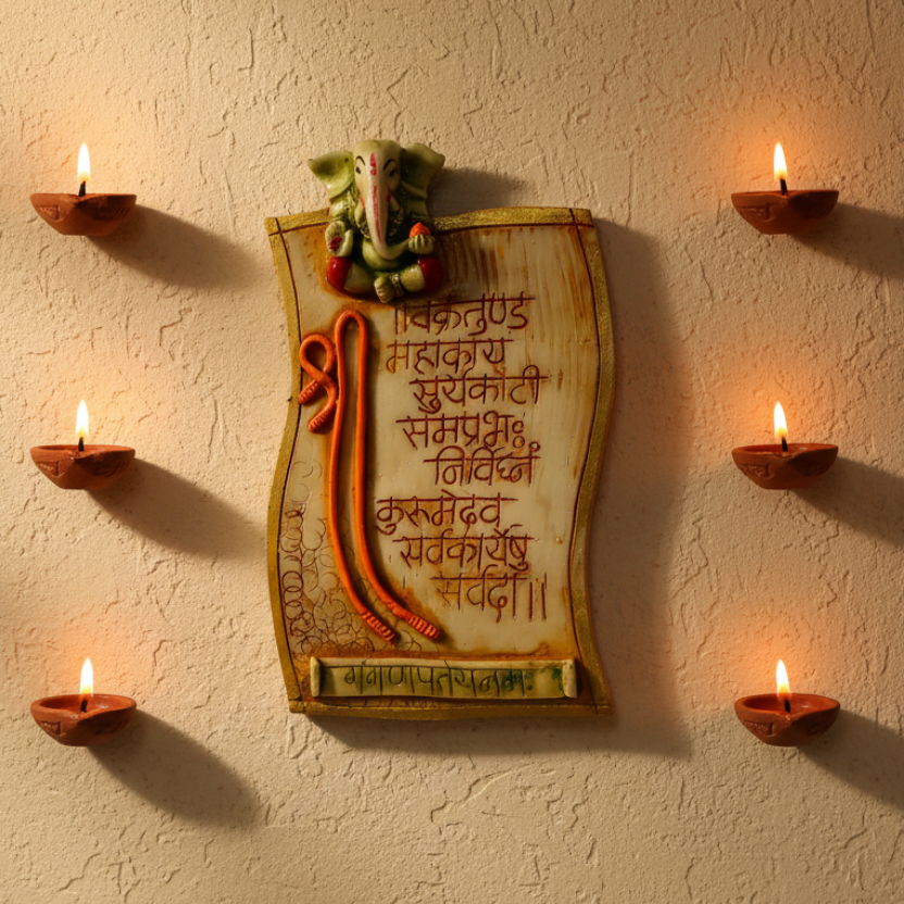 Various Style Ganesha Frame Hanging Resin Outdoor Indoor Entrance By Tamrapatra