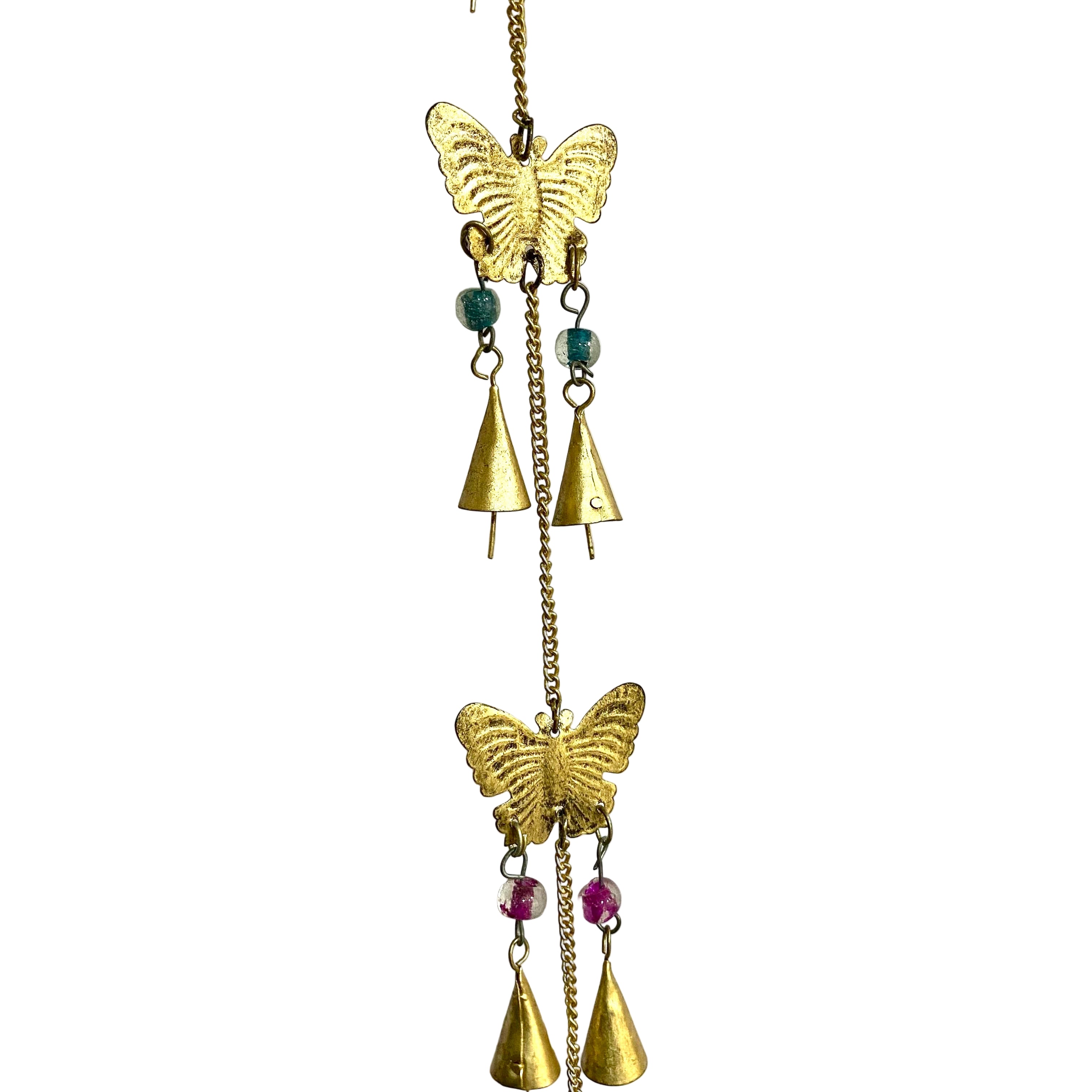 Chimes In Various Designs With Birds Theme Metal & Beads From Tamrapatra