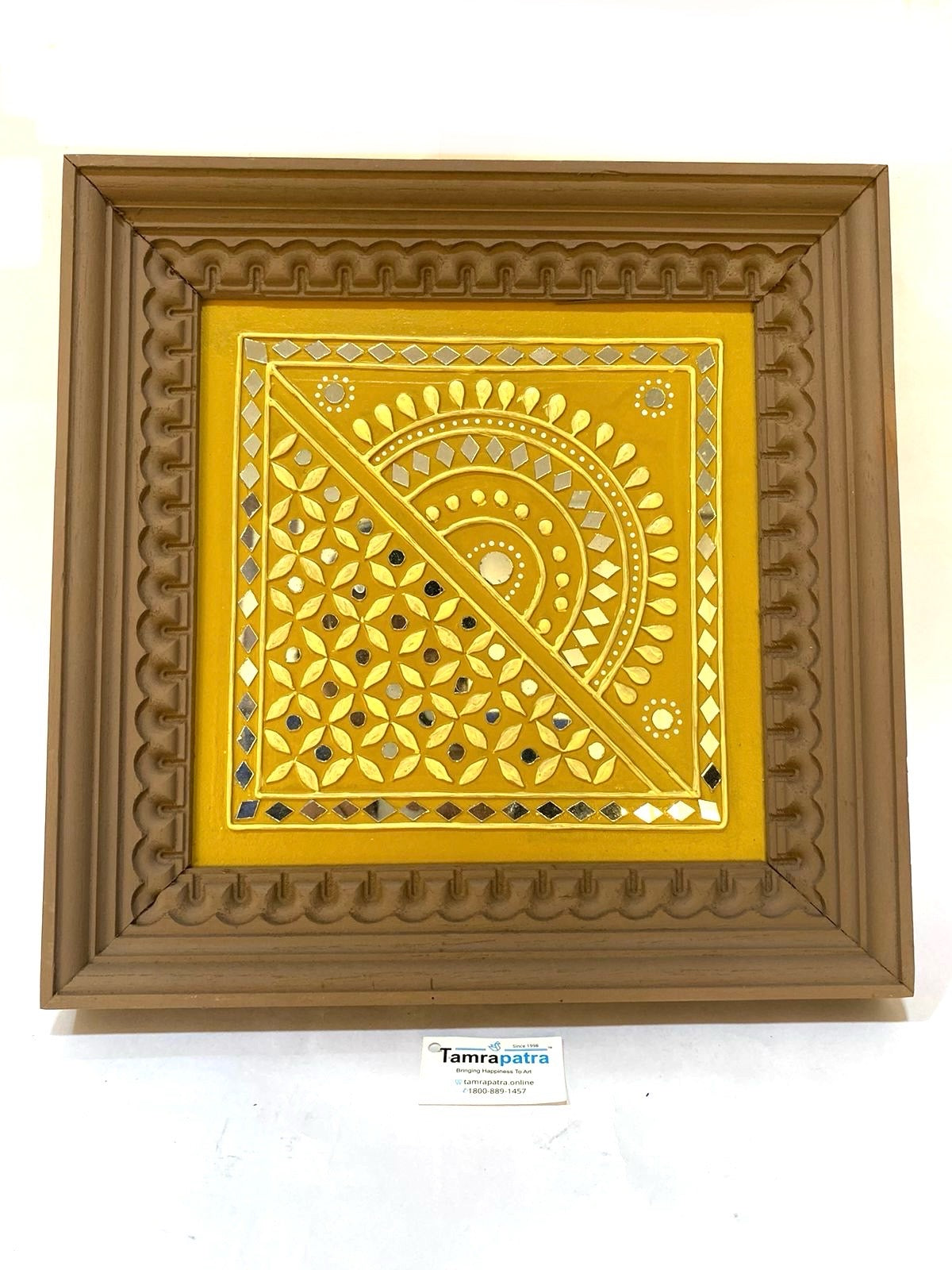 Mud Art Frames In Stunning Vintage Designs Handicrafts Of Gujrat By Tamrapatra