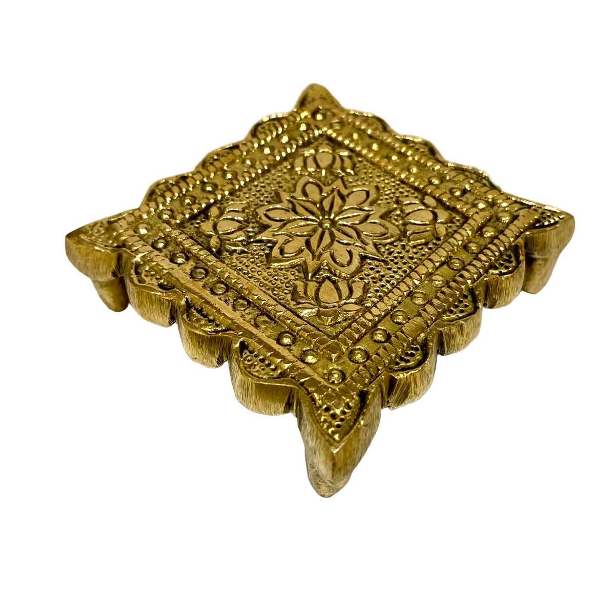 Brass Bajoth Chowki To Keep Idols Decoration Handcrafted Designer By Tamrapatra