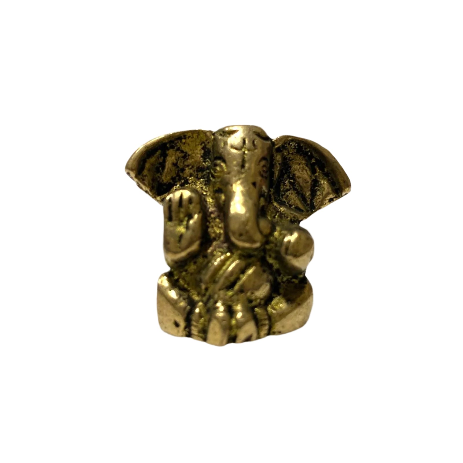 Ganesh Idol Sitting Attractive Brass Gifts Spiritual Collection Live On Tamrapatra