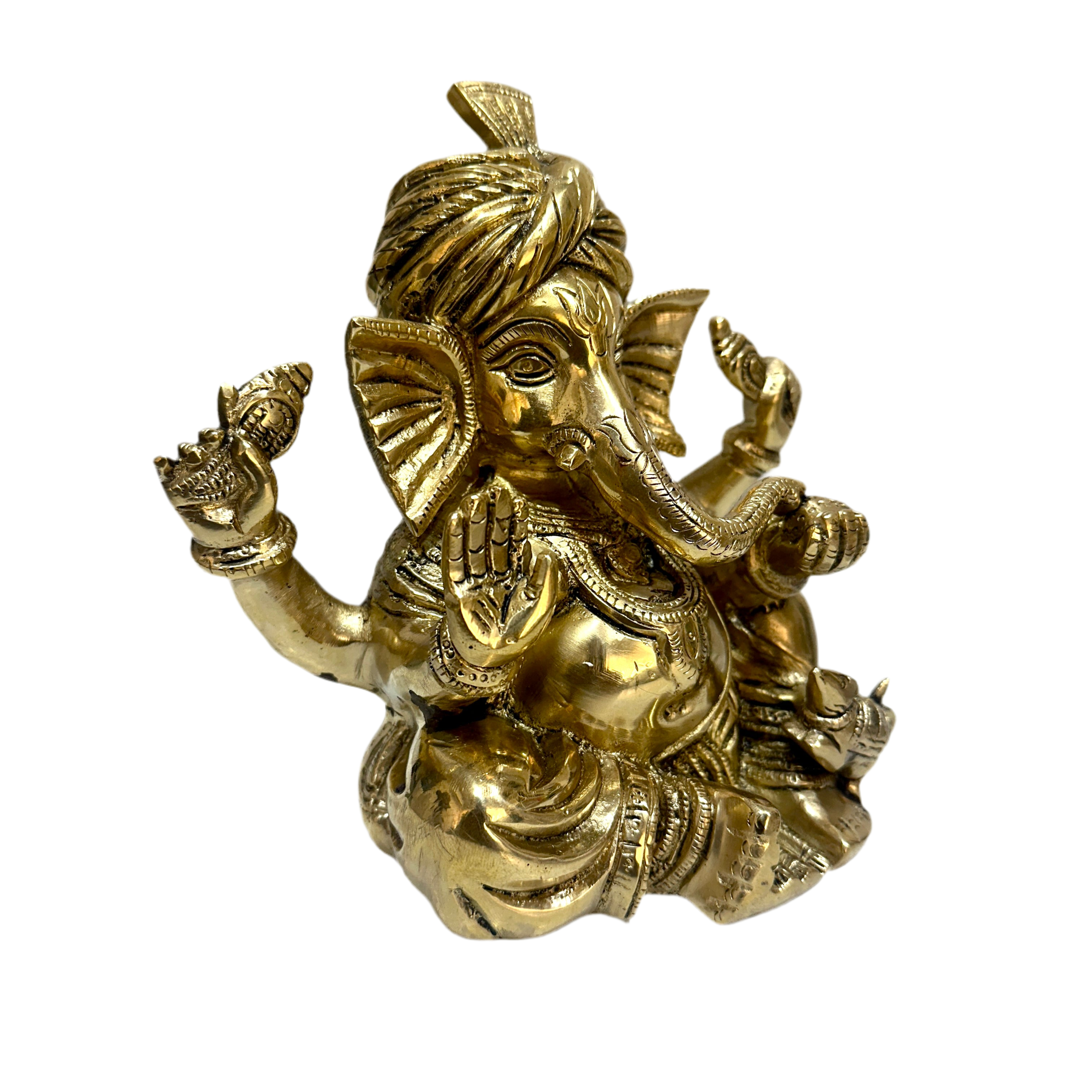Eccentric Design Available In Lord Appu & Pagdi Ganesh Brass Idols Tamrapatra