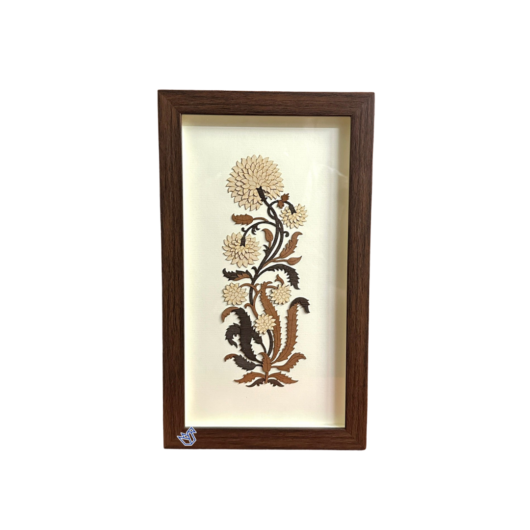 Floral Theme With Detailed Craftmanship Of Marquetry Exclusively By Tamrapatra