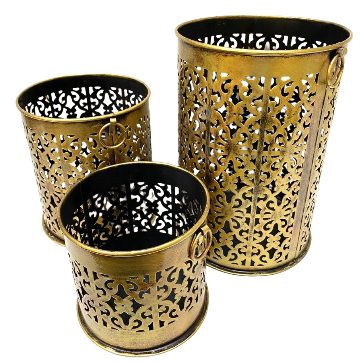 Metal Cutwork Multipurpose Candle Magazine Planter Lightings From Tamrapatra