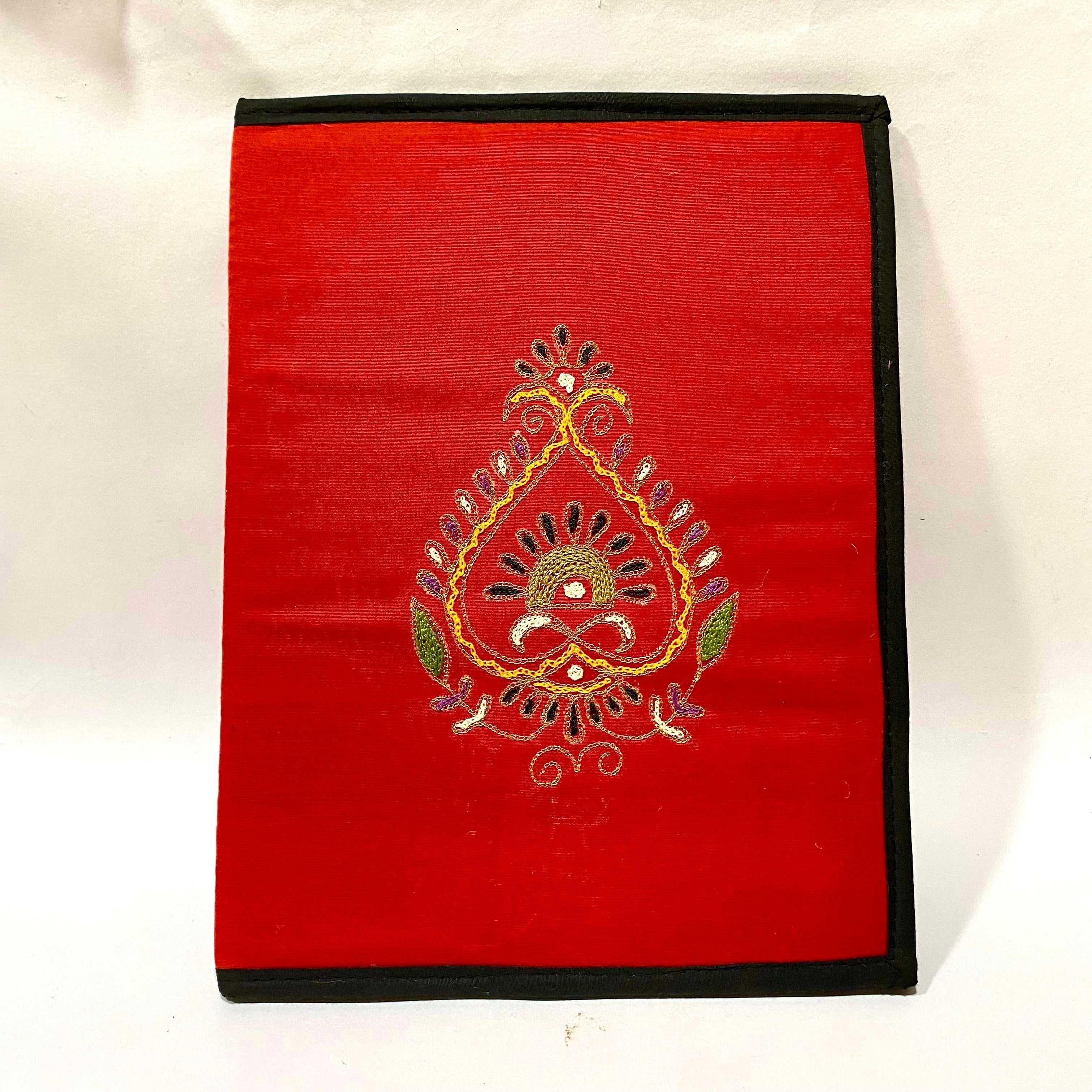 Embroidery Handmade Files To Store Documents Ethnic Collection By Tamrapatra