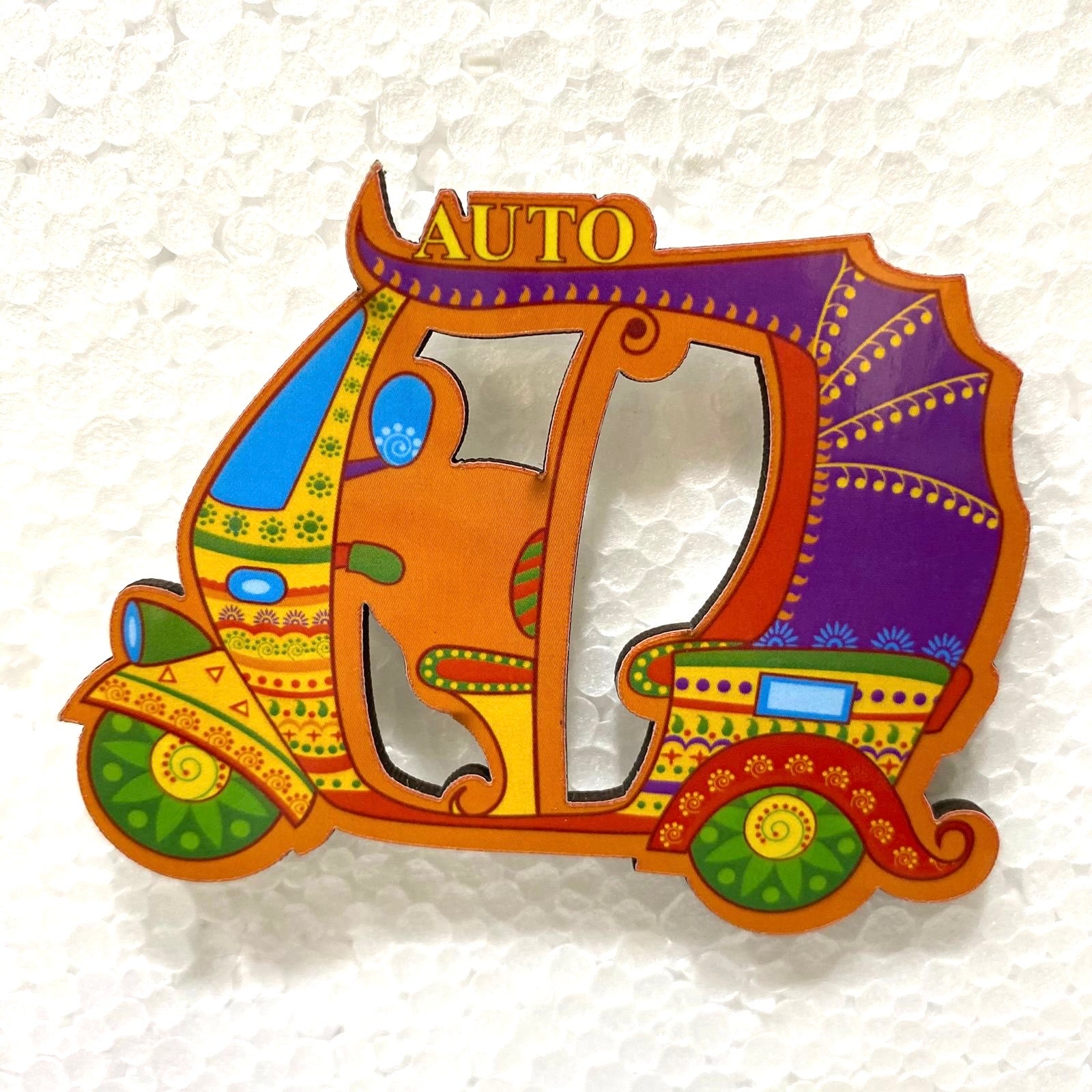 Wooden Magnets In Various Designs With Indian Theme Souvenir From Tamrapatra