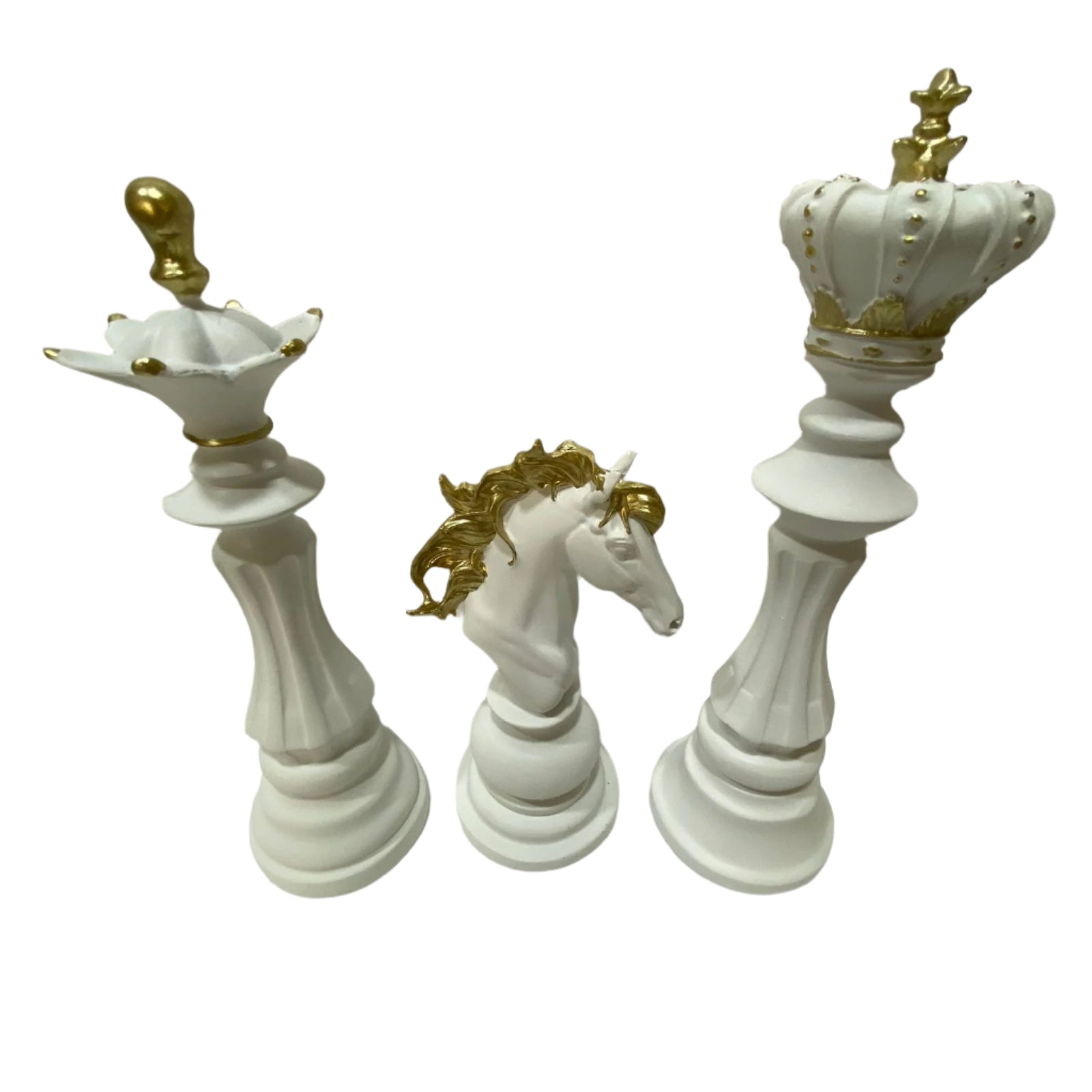 Chess Lovers Resin Showpiece Set Of 3 Exclusive Gifting's From Tamrapatra