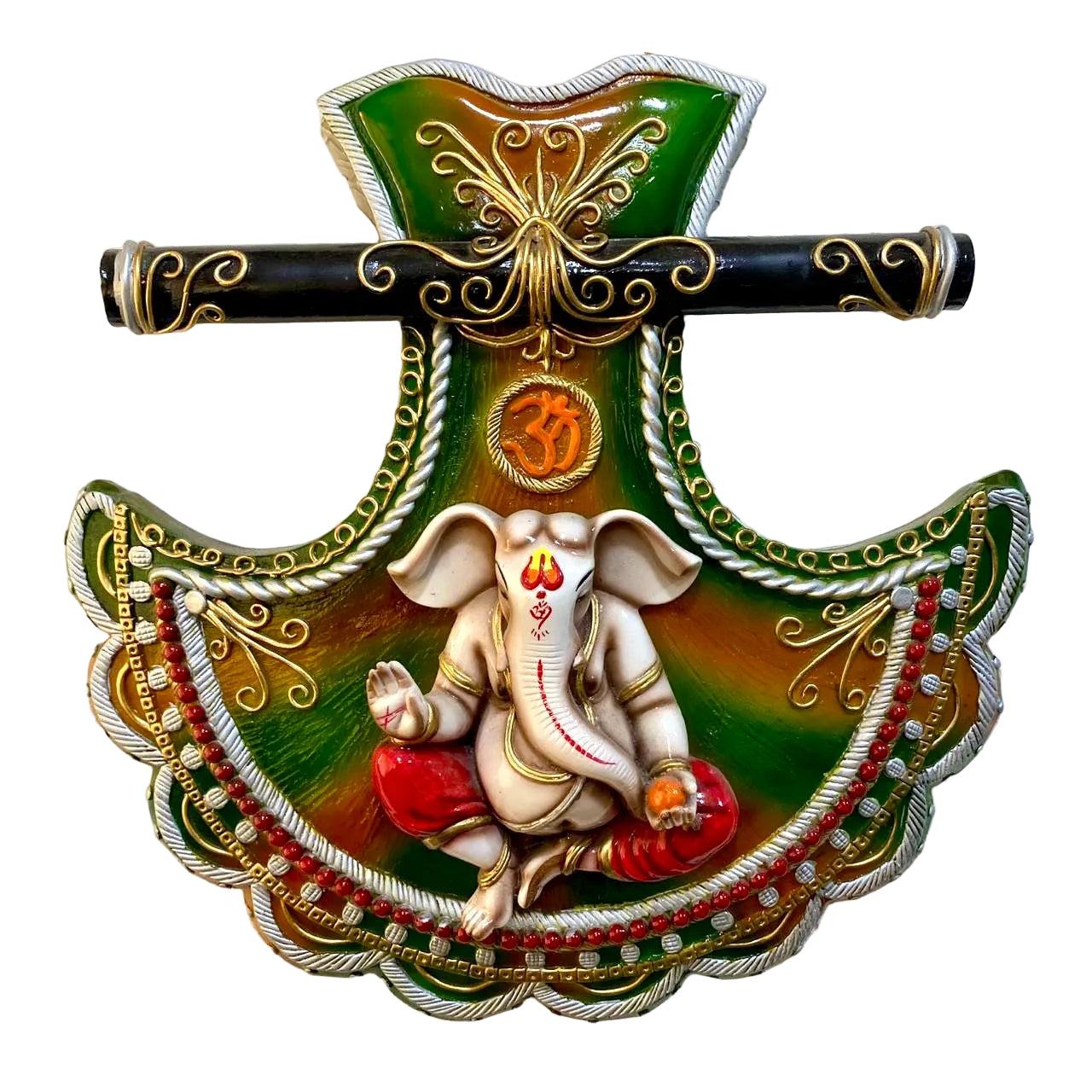 Ganesha Shlok In Exclusive Designer Frame Handcrafted In India by Tamrapatra