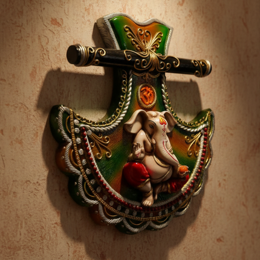 Ganesha Shlok In Exclusive Designer Frame Handcrafted In India by Tamrapatra