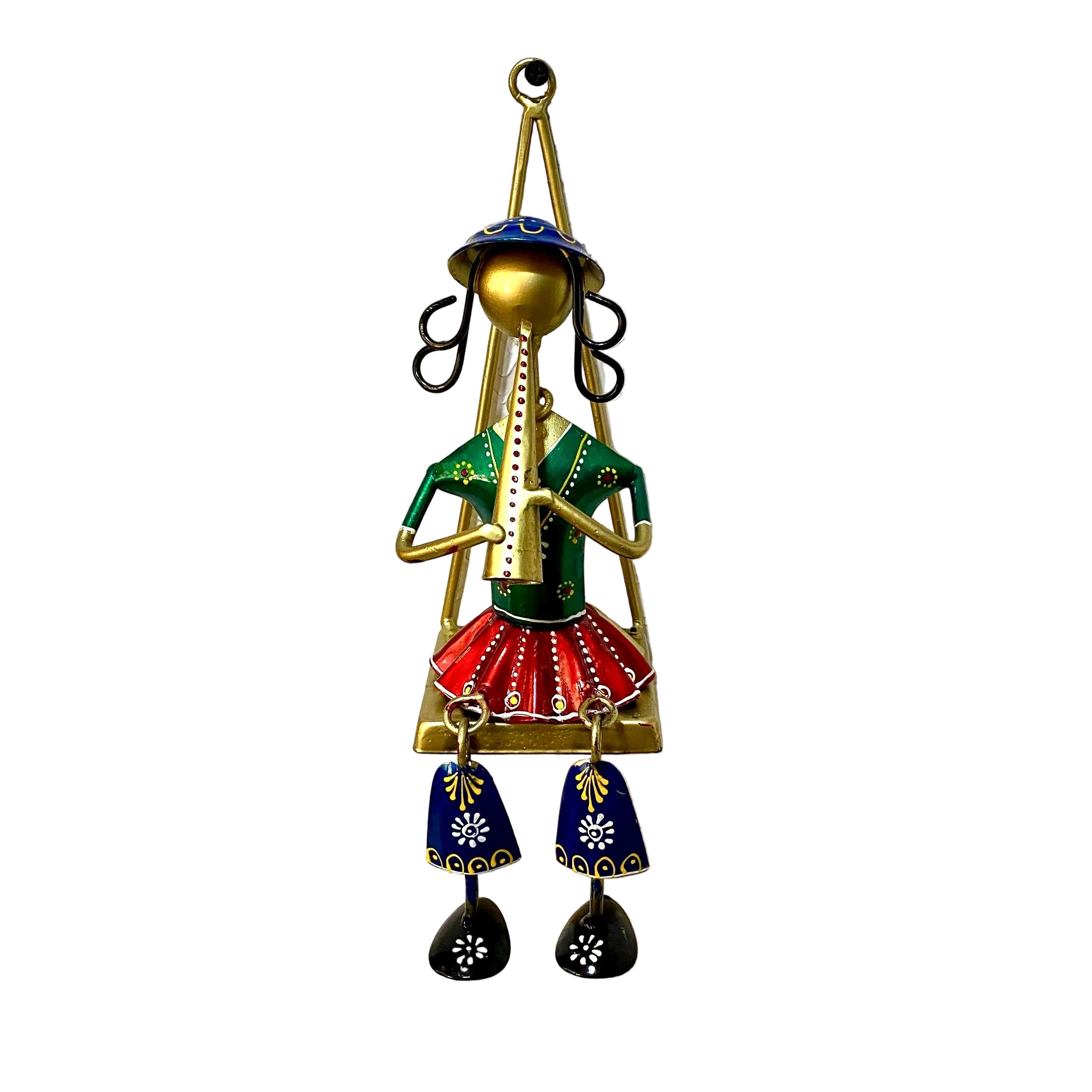 Hanging Musical Lady Wall Hangings Décor Collectible Handicrafts From Tamrapatra