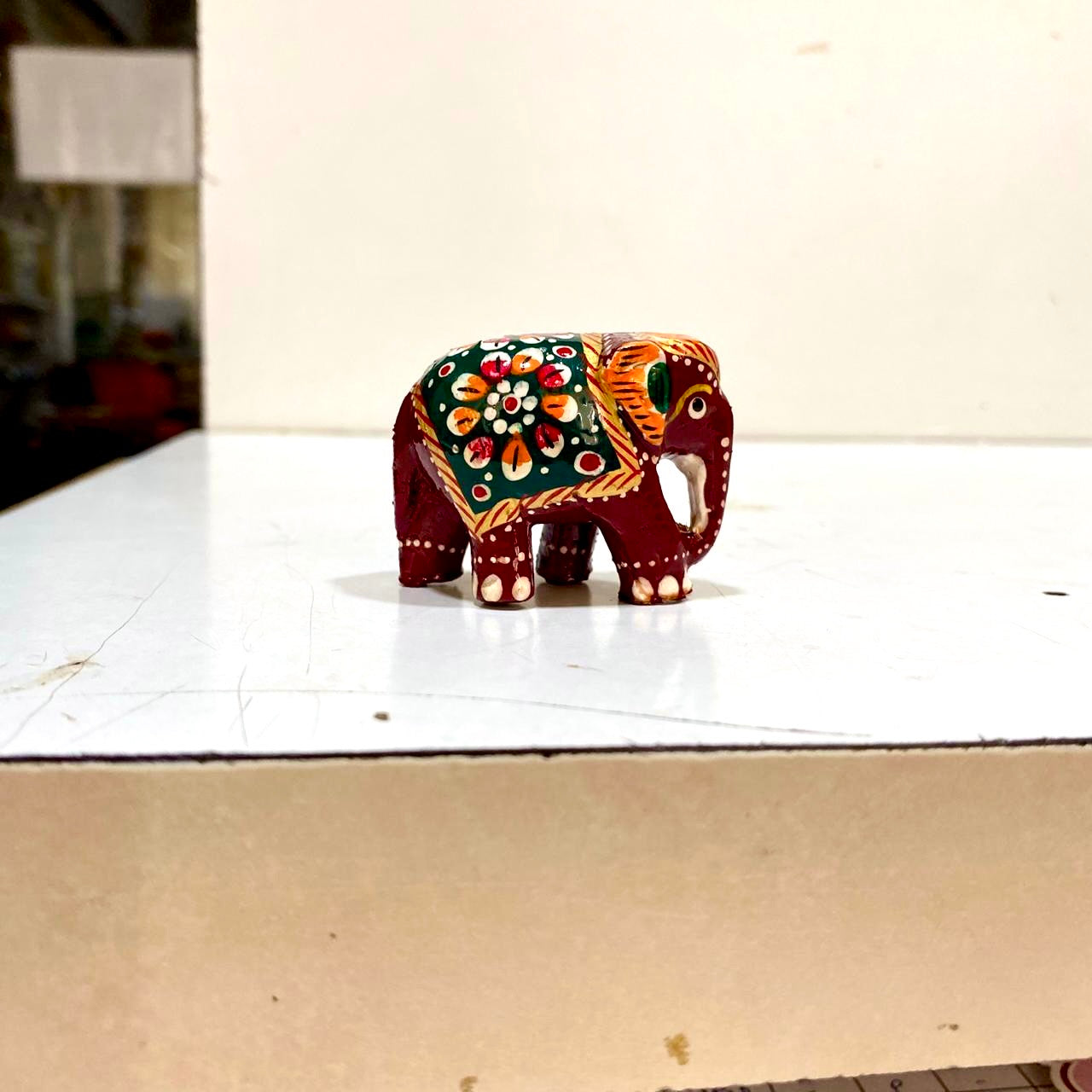 Various Shades Of Elephants Meena Hand Painted Indian Art Only From Tamrapatra