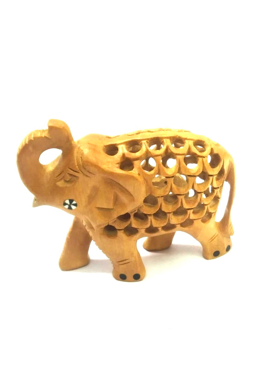 Elephant Carving In 5 Size Handcrafted By Local Artisans Souvenir By Tamrapatra