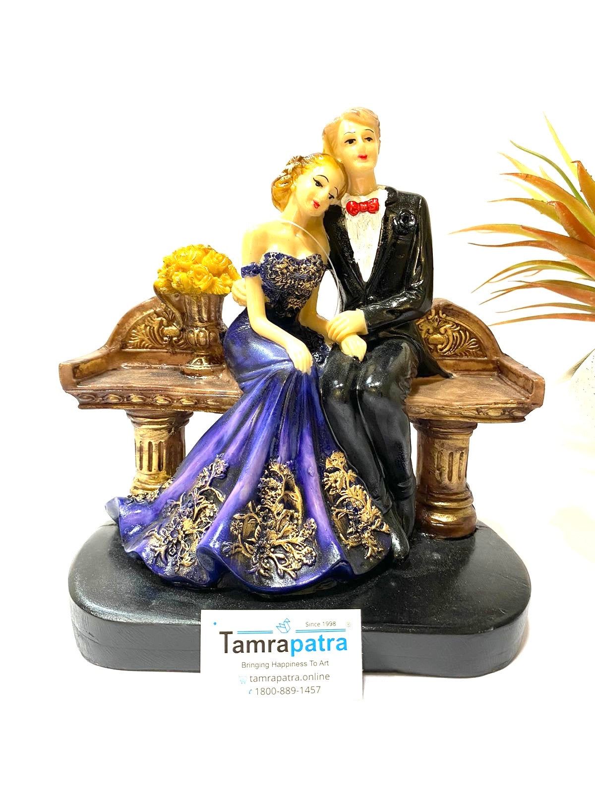 Couple Resin Art Gifts Anniversary Showpiece Marriage Collection By Tamrapatra