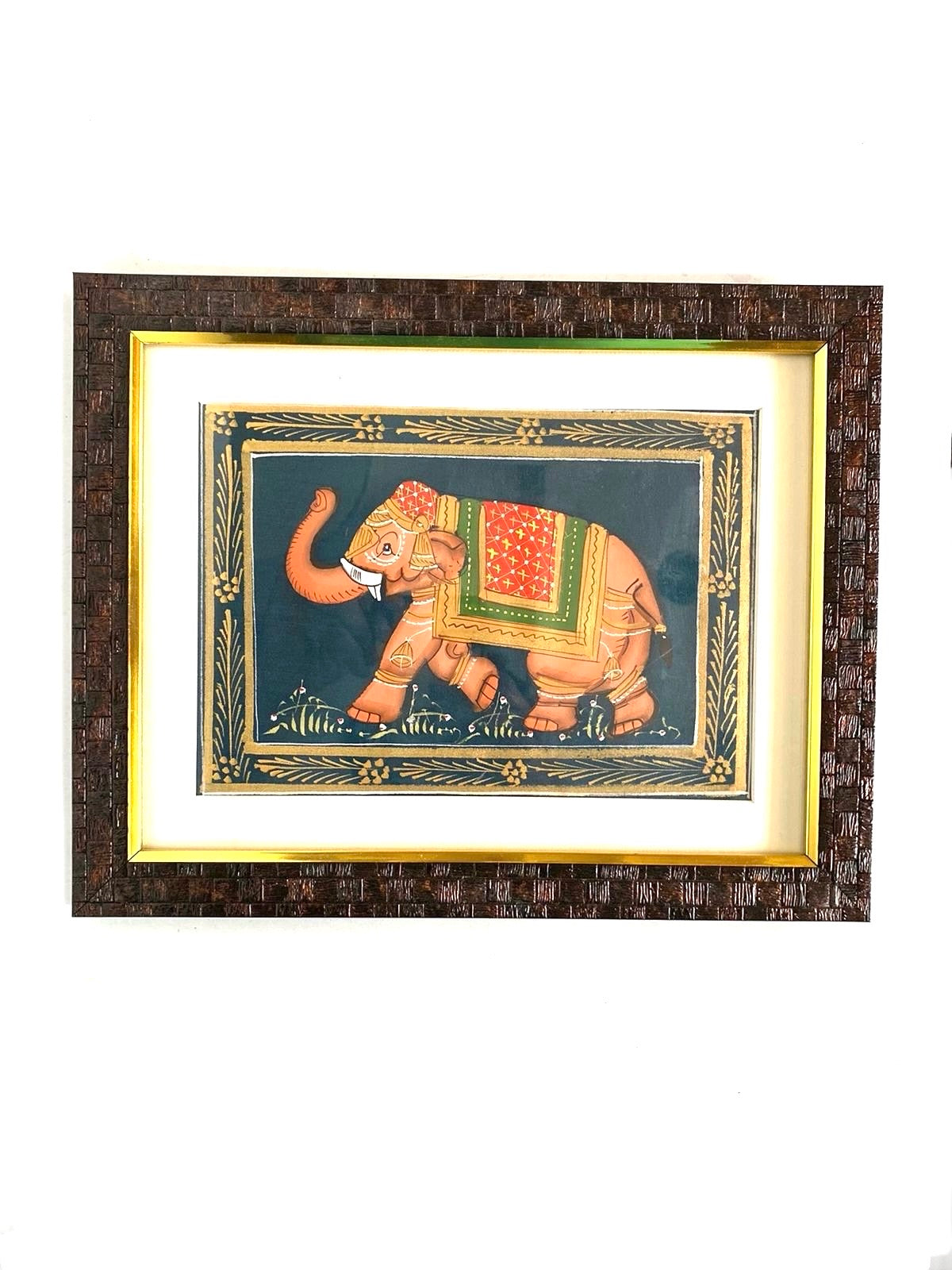 Elephant Frames Hand Painted Artistic Frames Corporate Souvenir Gifts Tamrapatra