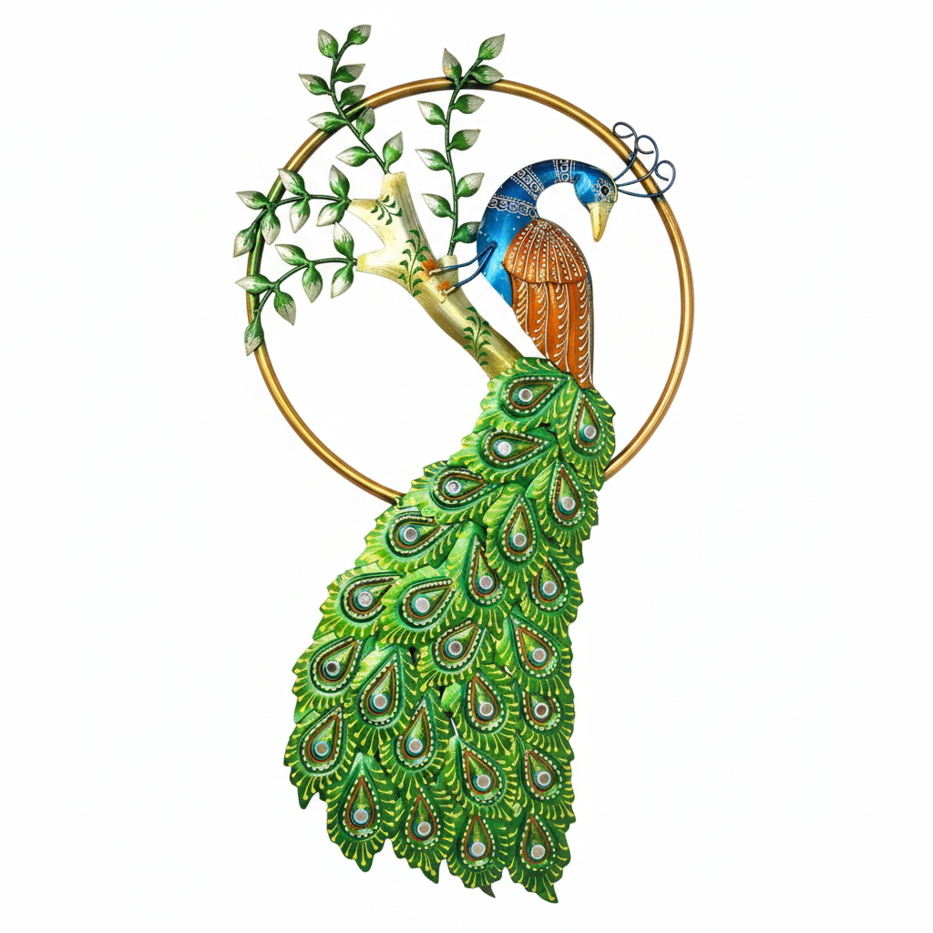Wall Ring Peacock Wall Décor Metal Artwork Home Design Ideas By Tamrapatra - Tamrapatra