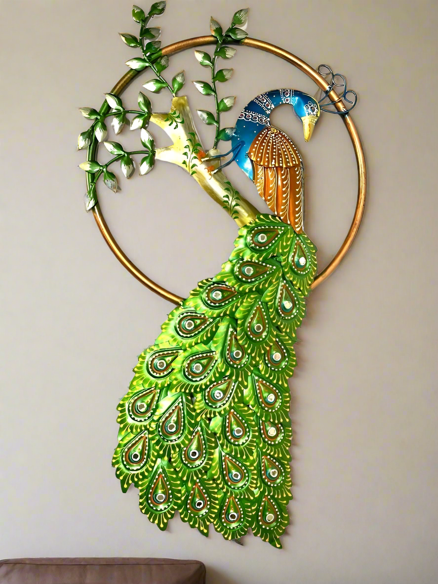 Wall Ring Peacock Wall Décor Metal Artwork Home Design Ideas By Tamrapatra