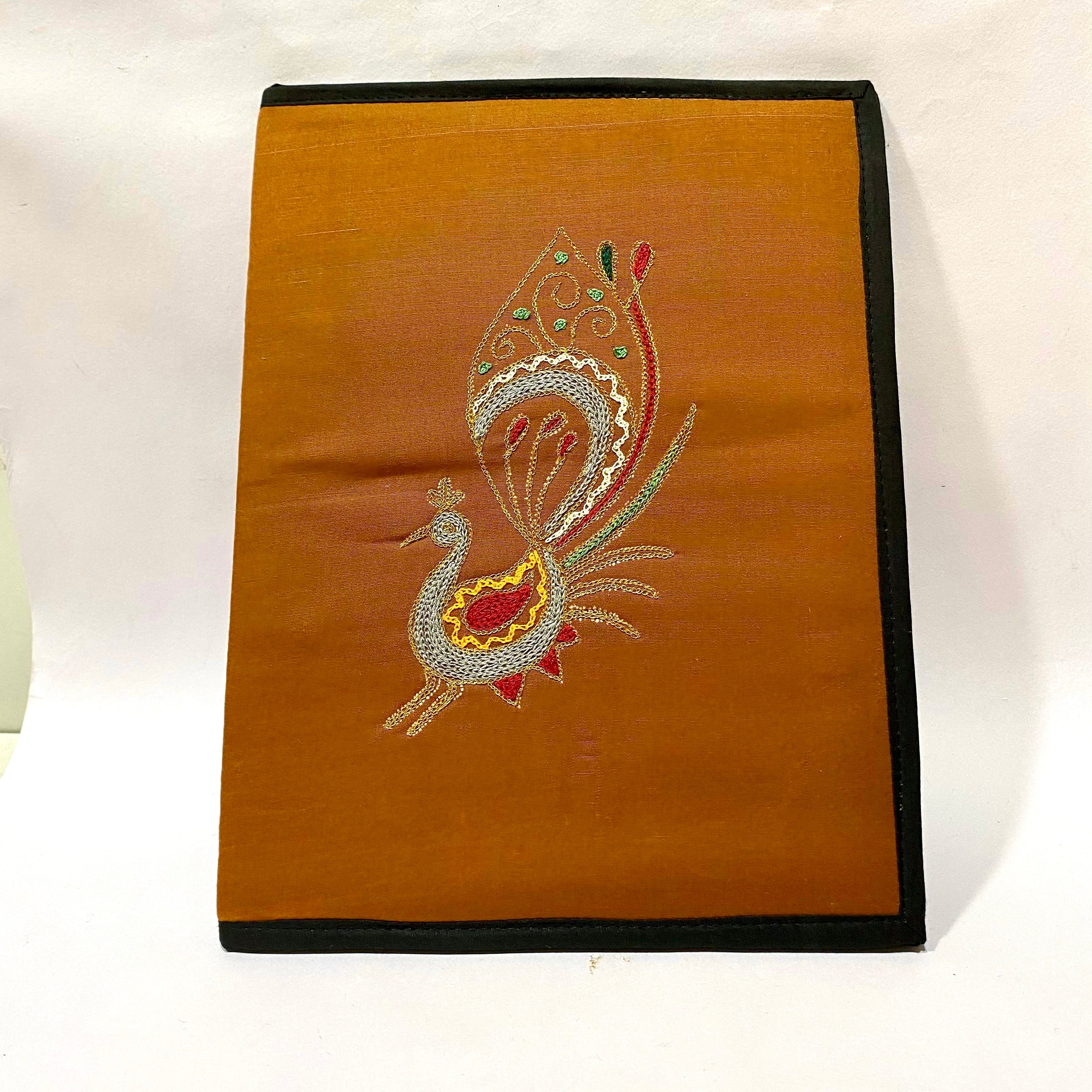 Embroidery Handmade Files To Store Documents Ethnic Collection By Tamrapatra